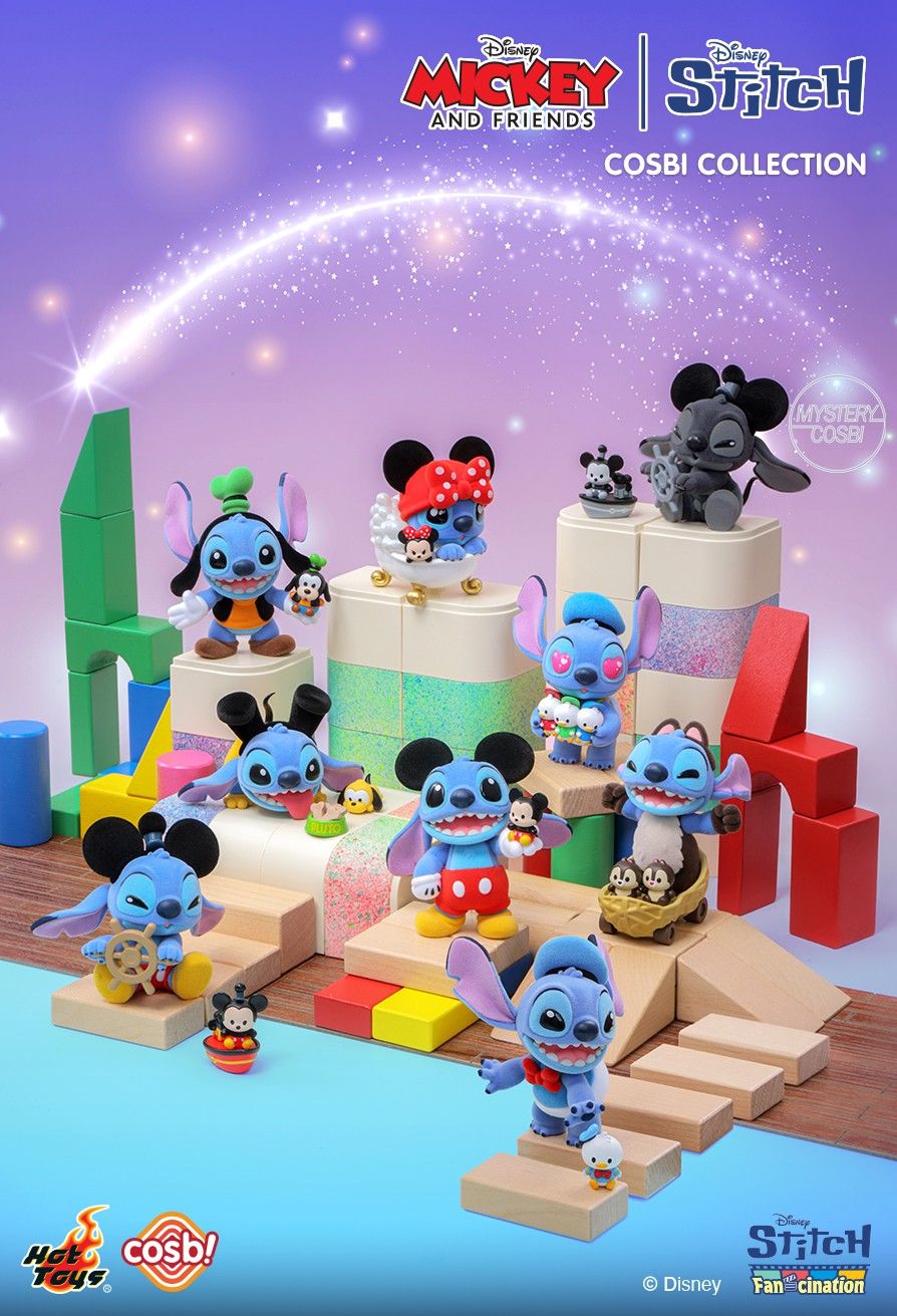 Hot Toys x Disney CBX313 Mickey & Friends | Stitch Cosbi Full Box (Case of 8pcs.)