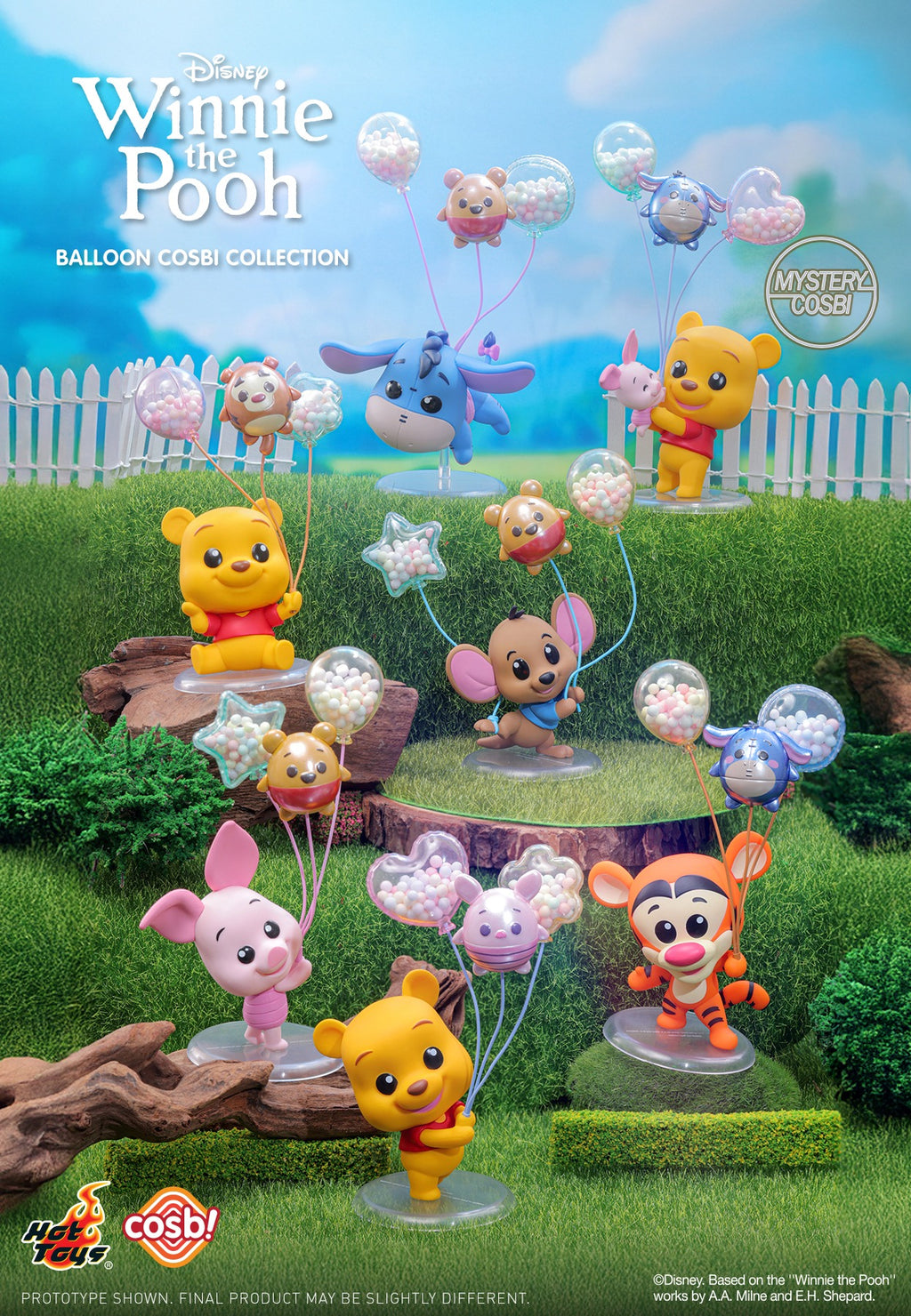 Hot Toys x Disney CBX314 Winnie the Pooh Balloon Cosbi Full Box (Case of 6pcs.)