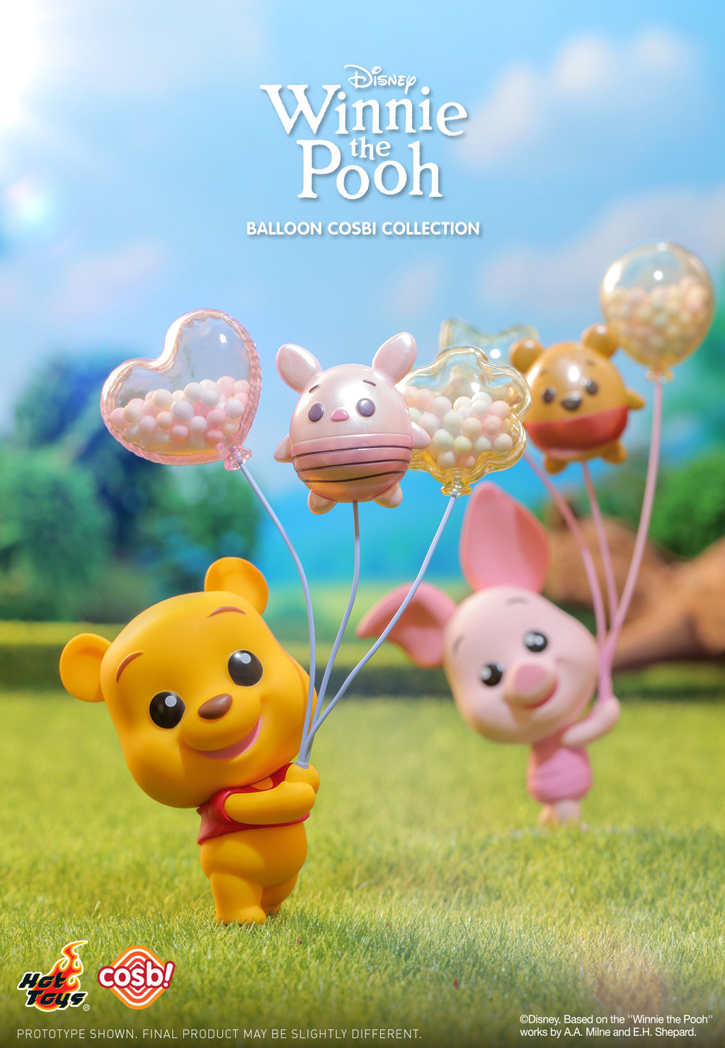 Hot Toys x Disney CBX314 Winnie the Pooh Balloon Cosbi Full Box (Case of 6pcs.)