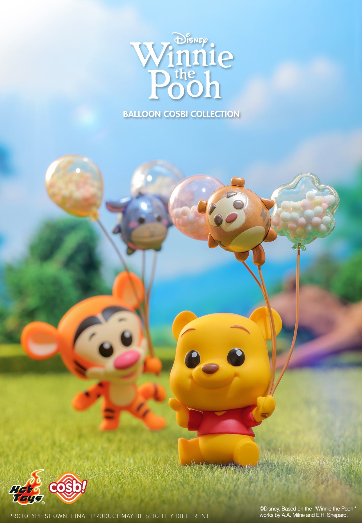 Hot Toys x Disney CBX314 Winnie the Pooh Balloon Cosbi Full Box (Case of 6pcs.)
