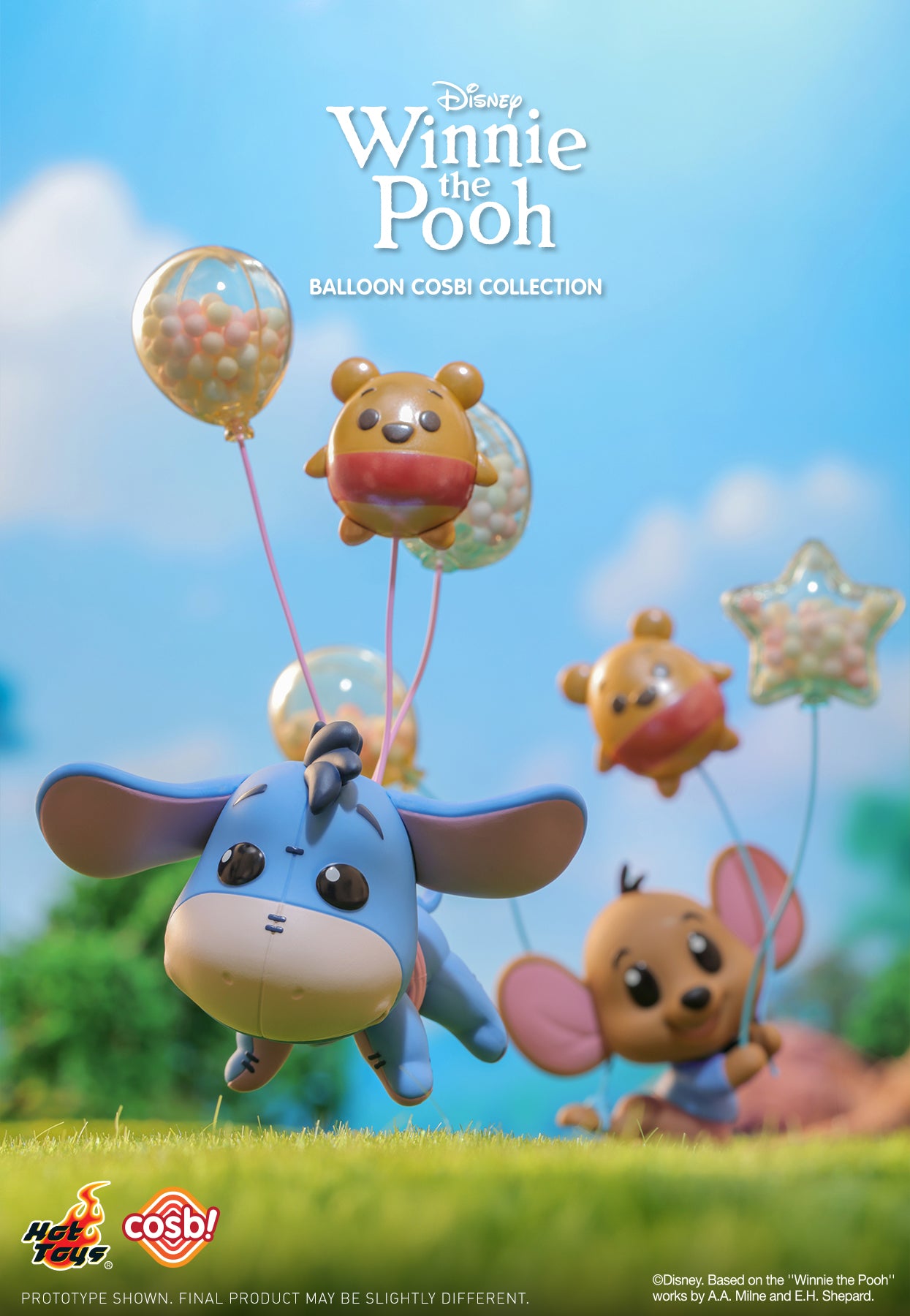 Hot Toys x Disney CBX314 Winnie the Pooh Balloon Cosbi Full Box (Case of 6pcs.)