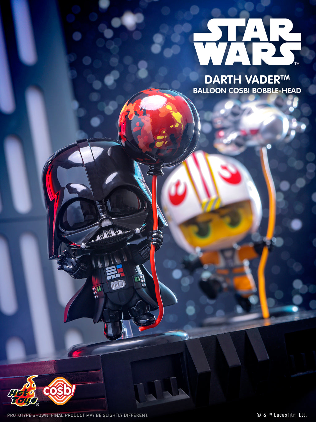Hot Toys x Disney+ CBX316 Star Wars Balloon Cosbi Series 2 Full Box ( Case of 8pcs. )