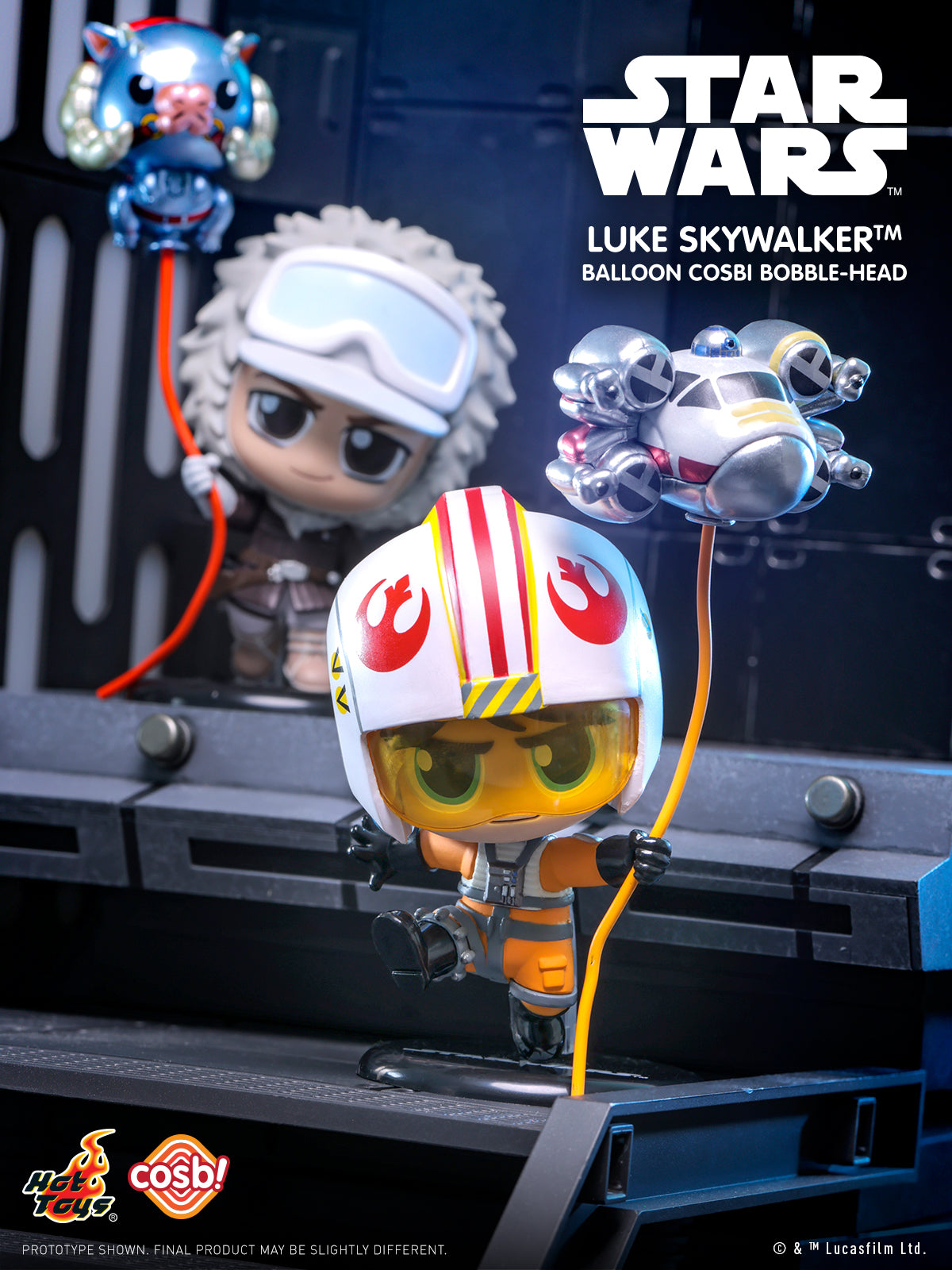 Hot Toys x Disney+ CBX316 Star Wars Balloon Cosbi Series 2 Full Box ( Case of 8pcs. )