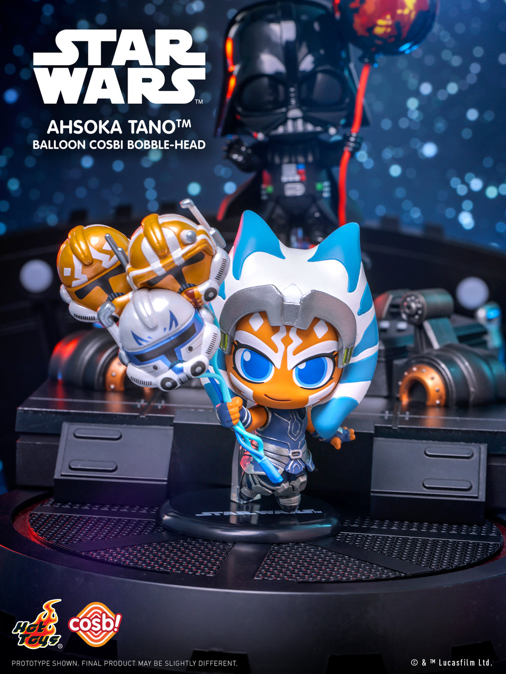 Hot Toys x Disney+ CBX316 Star Wars Balloon Cosbi Series 2 Full Box ( Case of 8pcs. )