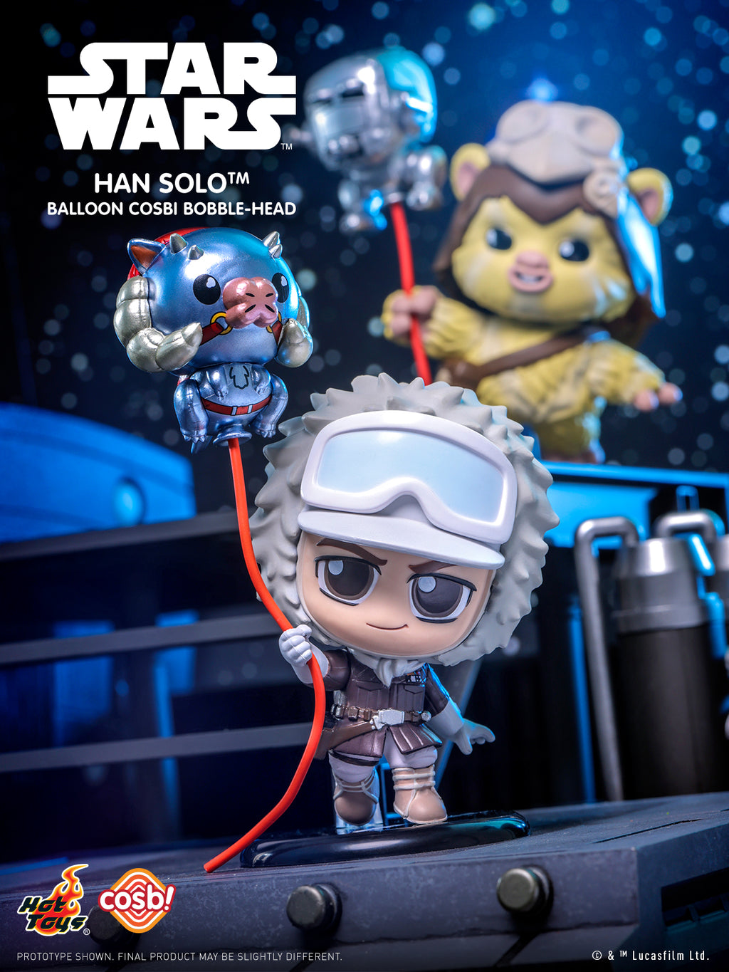 Hot Toys x Disney+ CBX316 Star Wars Balloon Cosbi Series 2 Full Box ( Case of 8pcs. )