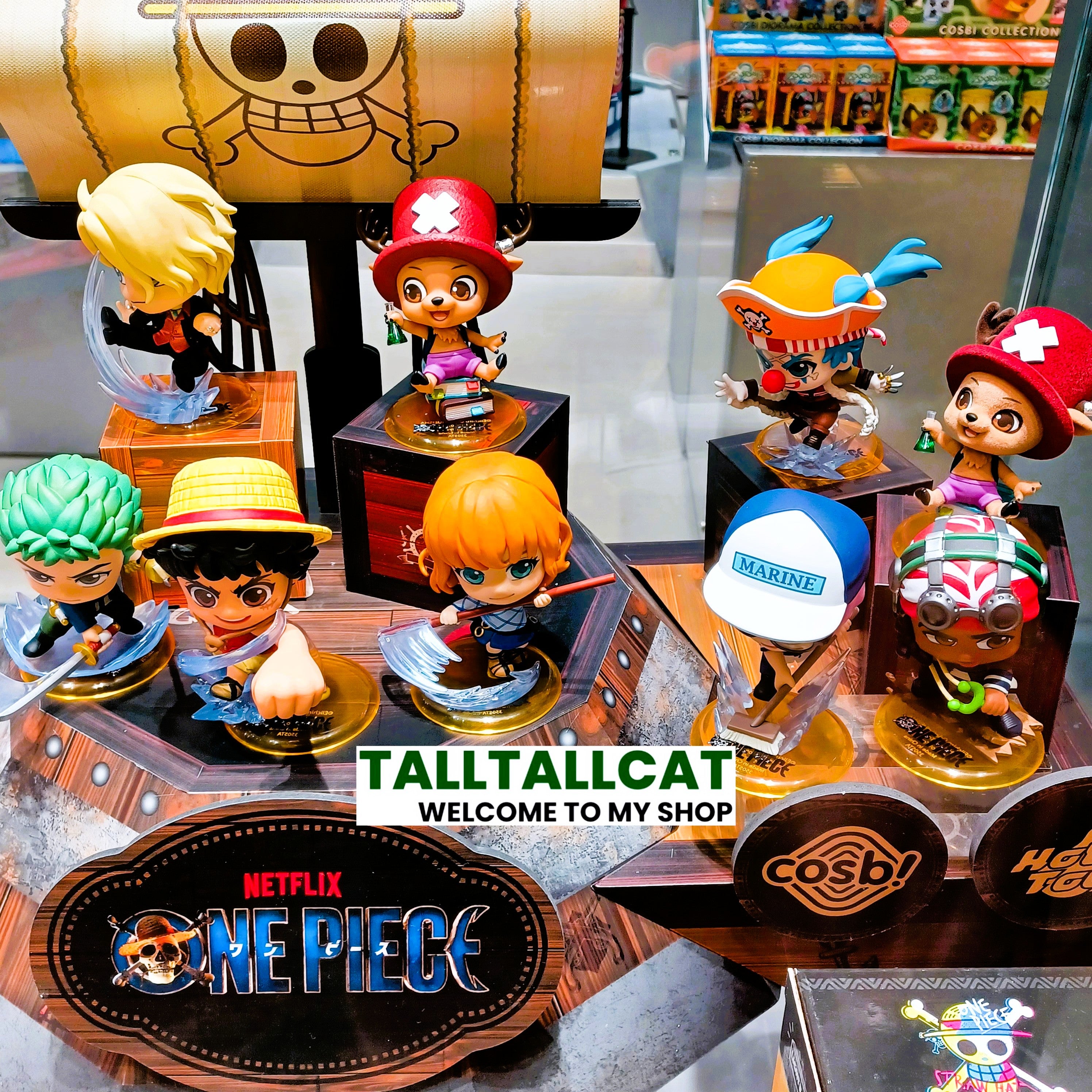 Hot Toys x Netflix CBX317 One Piece Cosbi Collection Full Box (Case of 8pcs.)