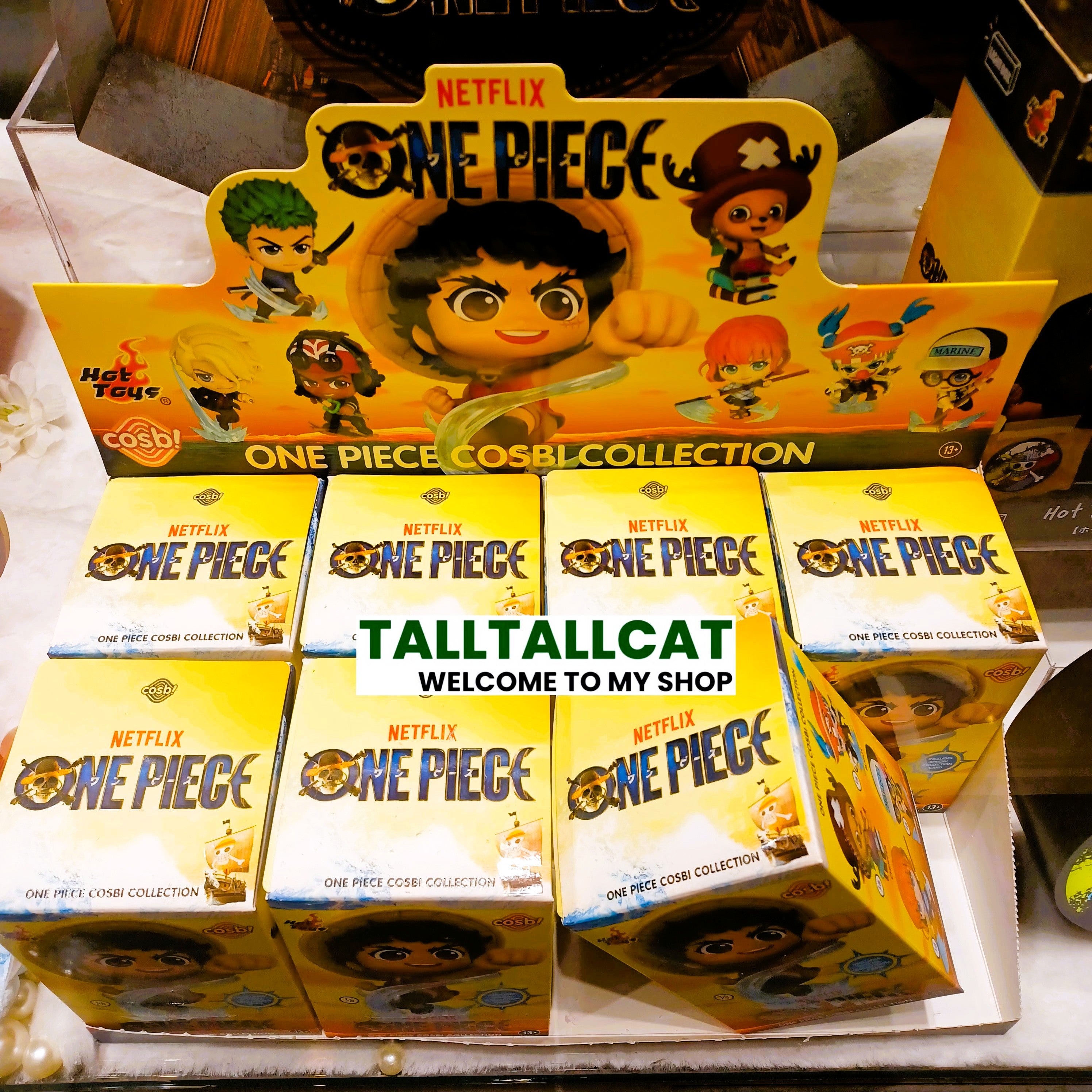 Hot Toys x Netflix CBX317 One Piece Cosbi Collection Full Box (Case of 8pcs.)