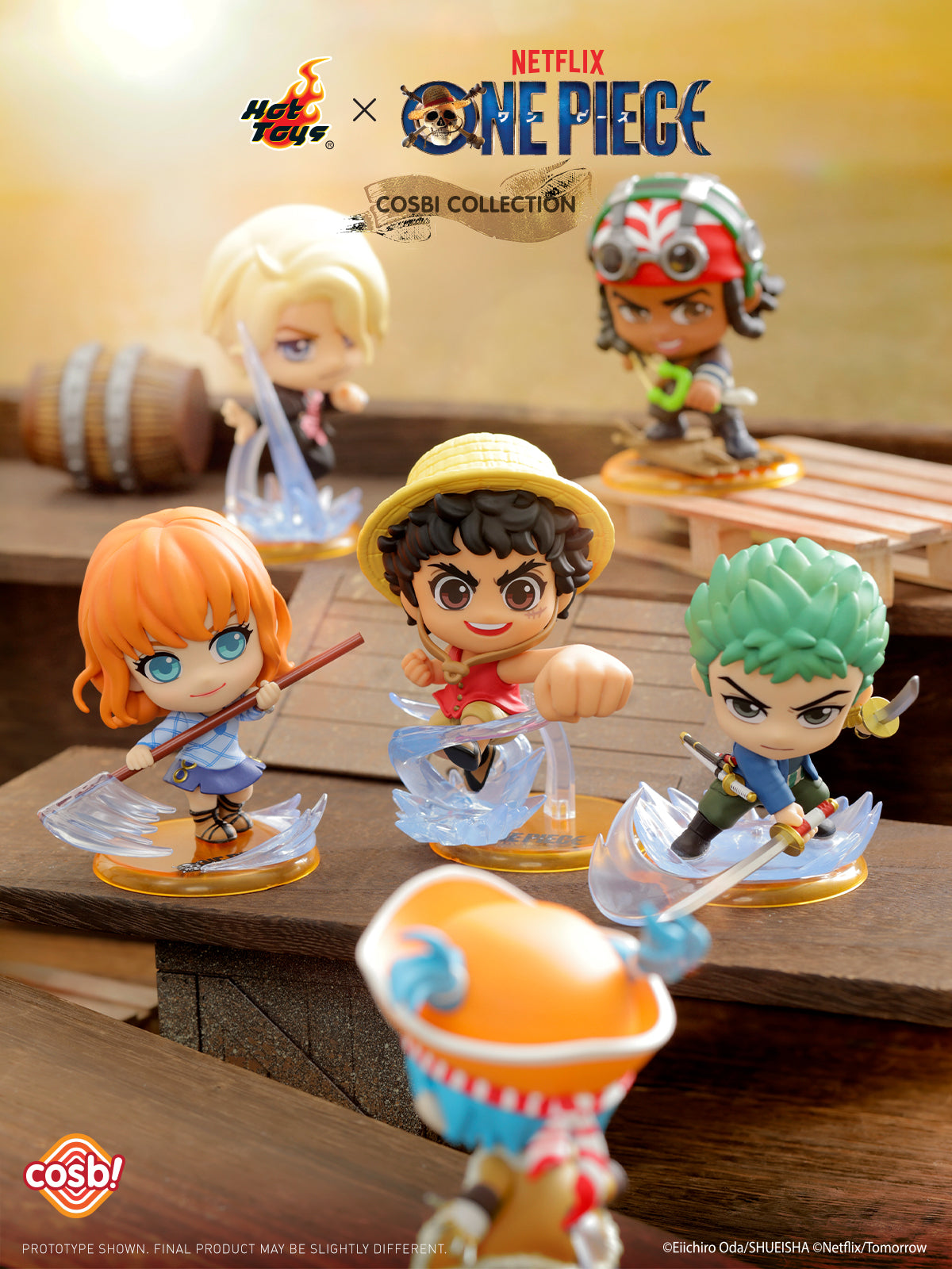 Hot Toys x Netflix CBX317 One Piece Cosbi Collection Full Box (Case of 8pcs.)