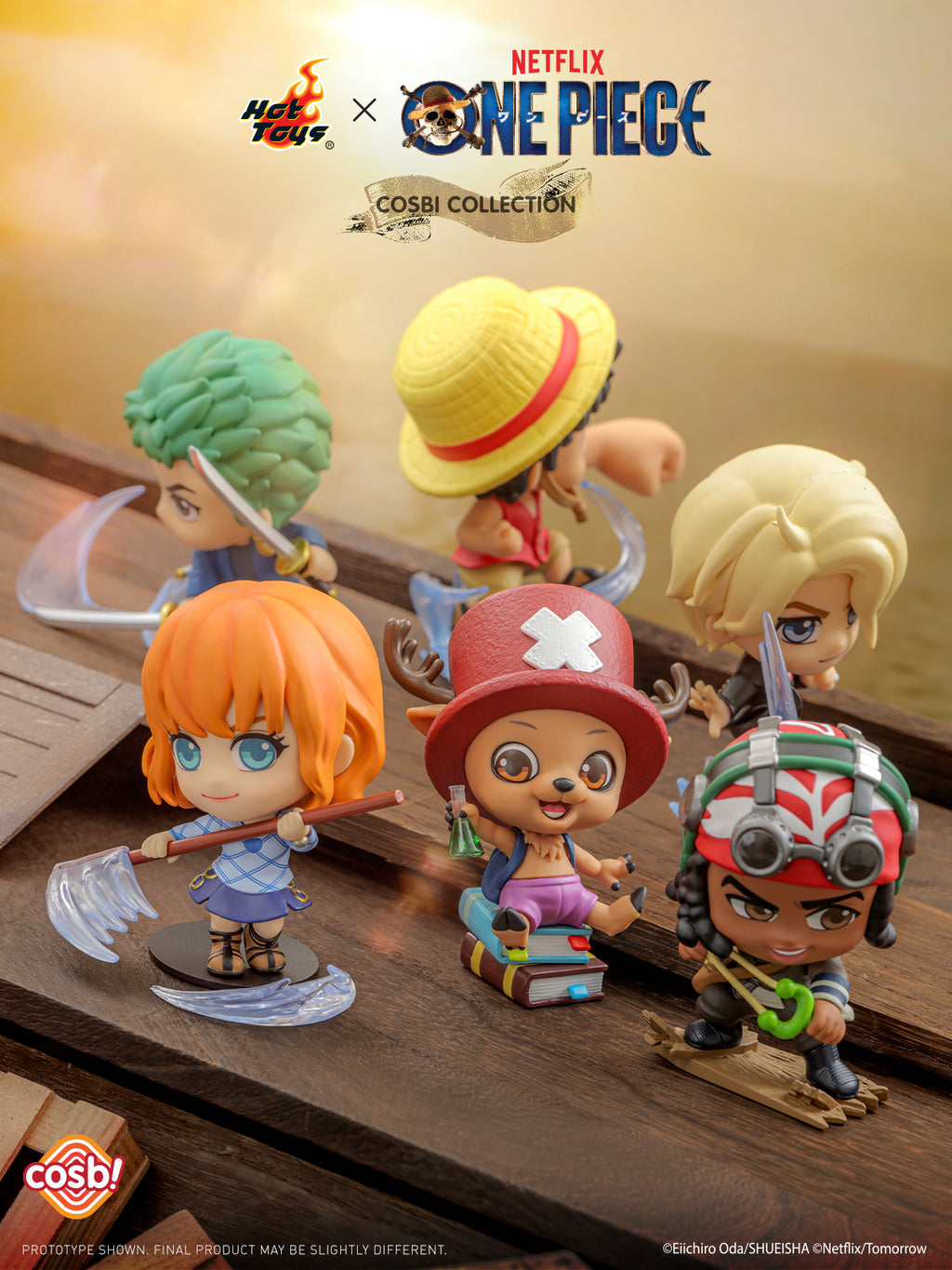 Hot Toys x Netflix CBX317 One Piece Cosbi Collection Full Box (Case of 8pcs.)