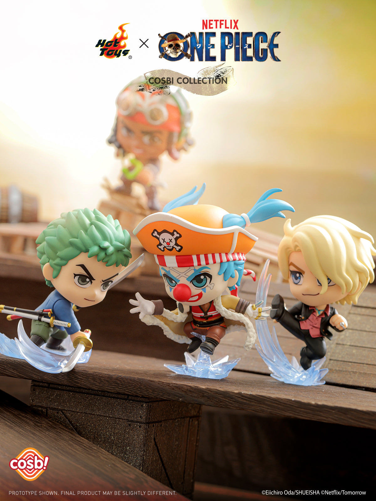 Hot Toys x Netflix CBX317 One Piece Cosbi Collection Full Box (Case of 8pcs.)
