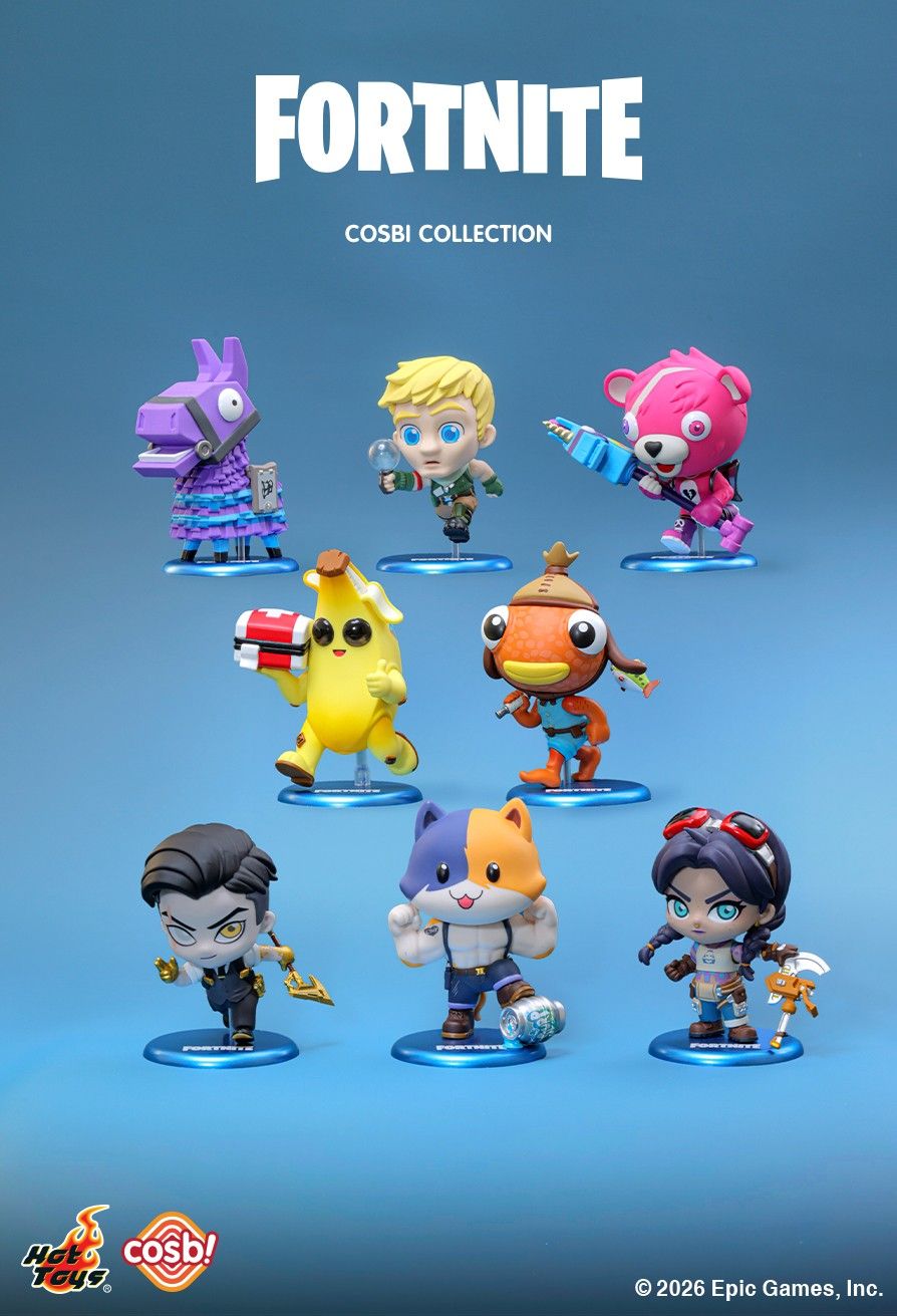 Hot Toys CBX318-325 Fortnite Cosbi Collection (Unblind Ver.) [Set of 8pcs.]