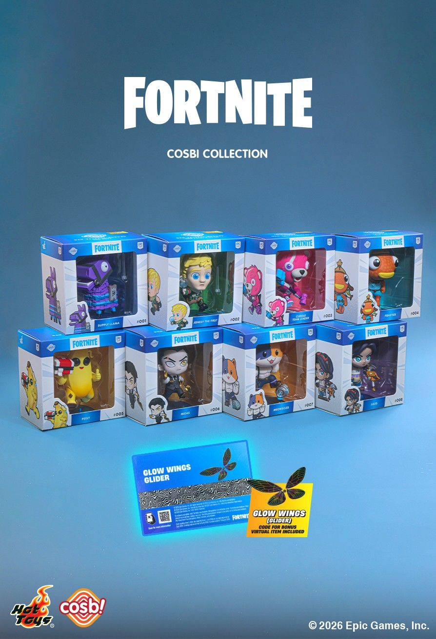 Hot Toys CBX318-325 Fortnite Cosbi Collection (Unblind Ver.) [Set of 8pcs.]