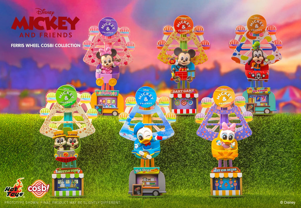 Hot Toys x Disney CBX326 Mickey & Friends Ferris Wheel Cosbi Collection Full Box (Case of 6pcs.)