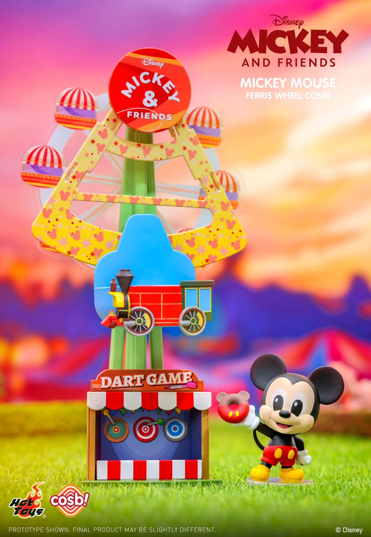 Hot Toys x Disney CBX326 Mickey & Friends Ferris Wheel Cosbi Collection Full Box (Case of 6pcs.)