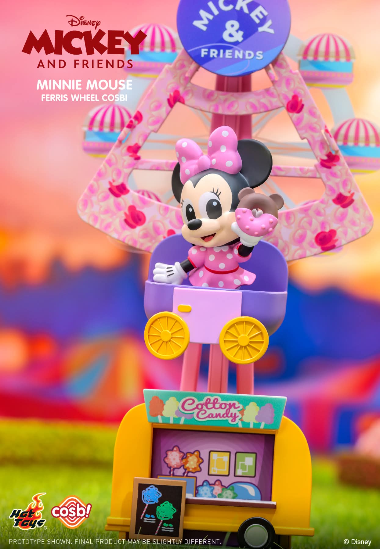 Hot Toys x Disney CBX326 Mickey & Friends Ferris Wheel Cosbi Collection Full Box (Case of 6pcs.)