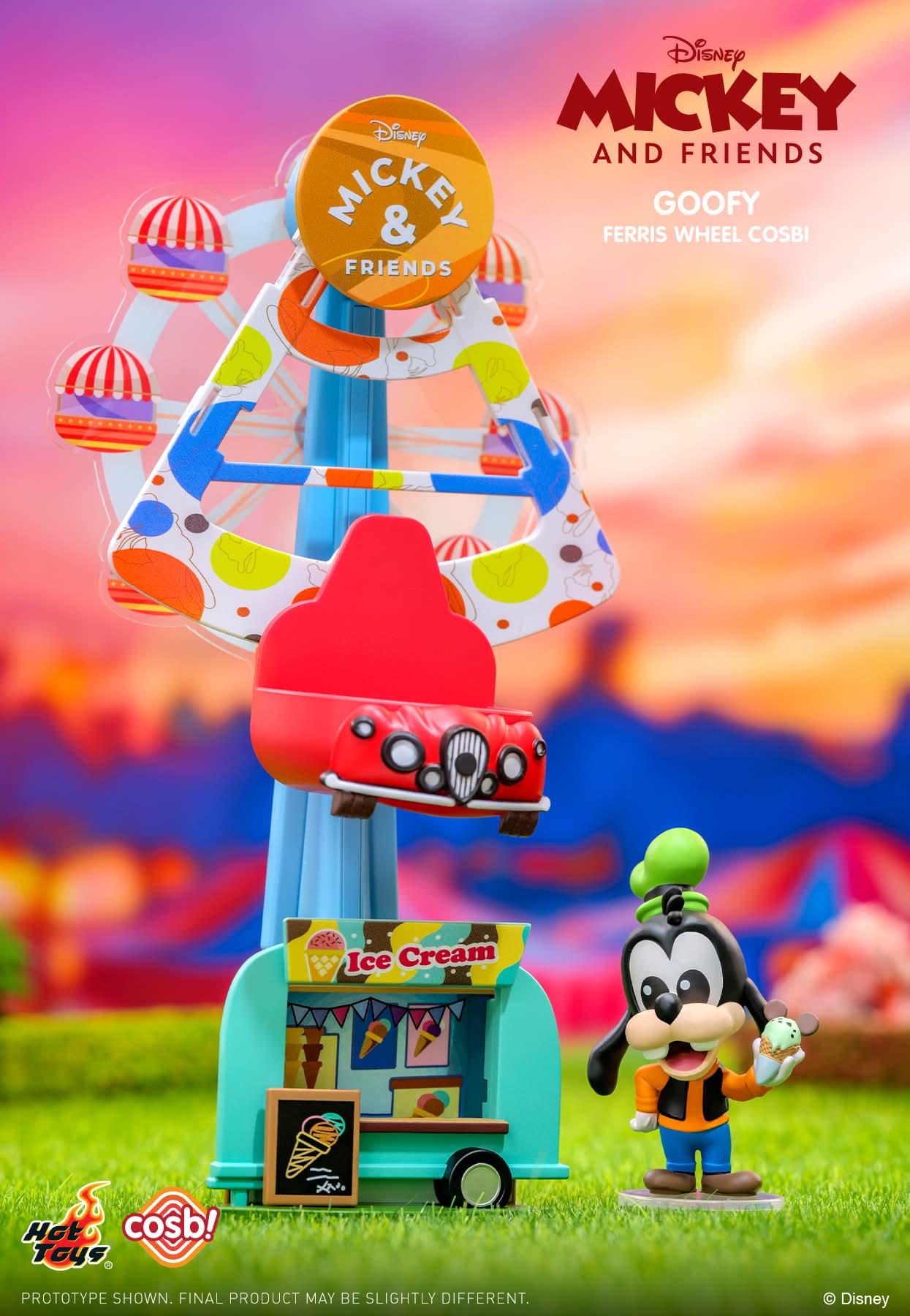Hot Toys x Disney CBX326 Mickey & Friends Ferris Wheel Cosbi Collection Full Box (Case of 6pcs.)