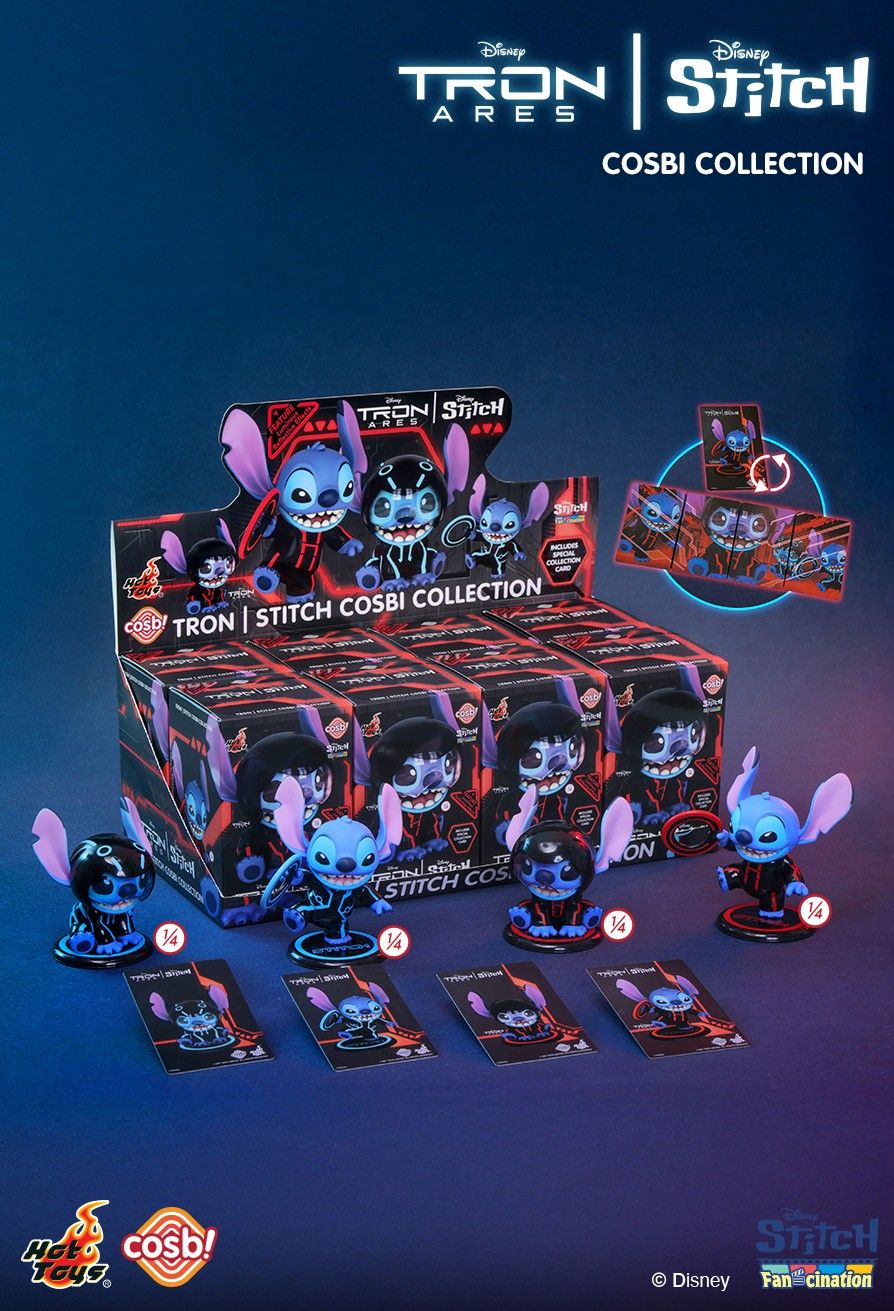 Hot Toys x Disney CBX327 Tron | Stitch Cosbi Collection (Set of 4pcs.)