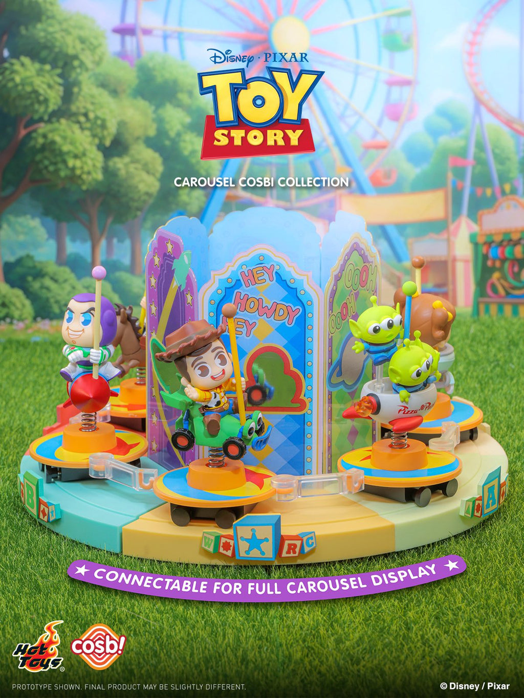 Hot Toys Disney Pixar CBX341 Toy Story Carousel Cosbi Full Box ( Case of 6 )