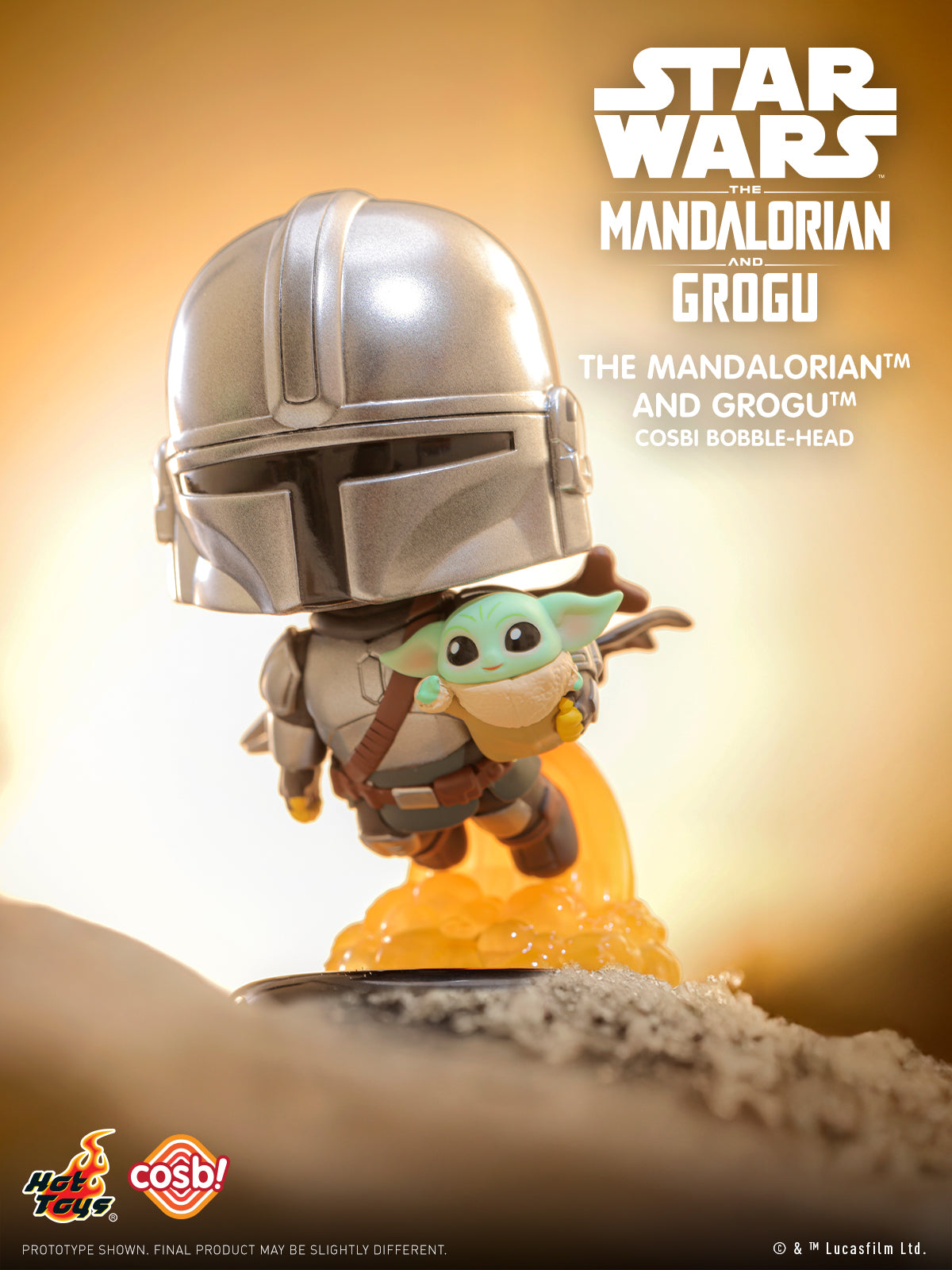 Hot Toys x Star Wars CBX348 The Mandalorian and Grogu Cosbi Full Box (Case of 6pcs.)