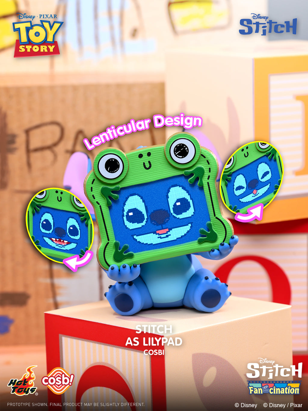 Hot Toys x Disney CBX350 Pixar Toy Story | Stitch Cosbi Full Box (Case of 8pcs.)