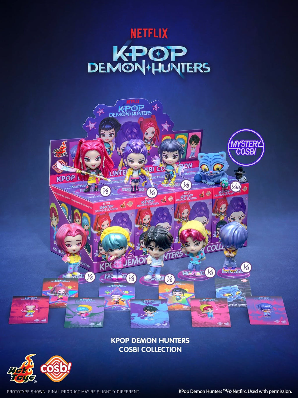 Hot Toys CBX351 Netflix K-Pop Kpop Demon Hunters Cosbi Full Box (Case of 8pcs.)