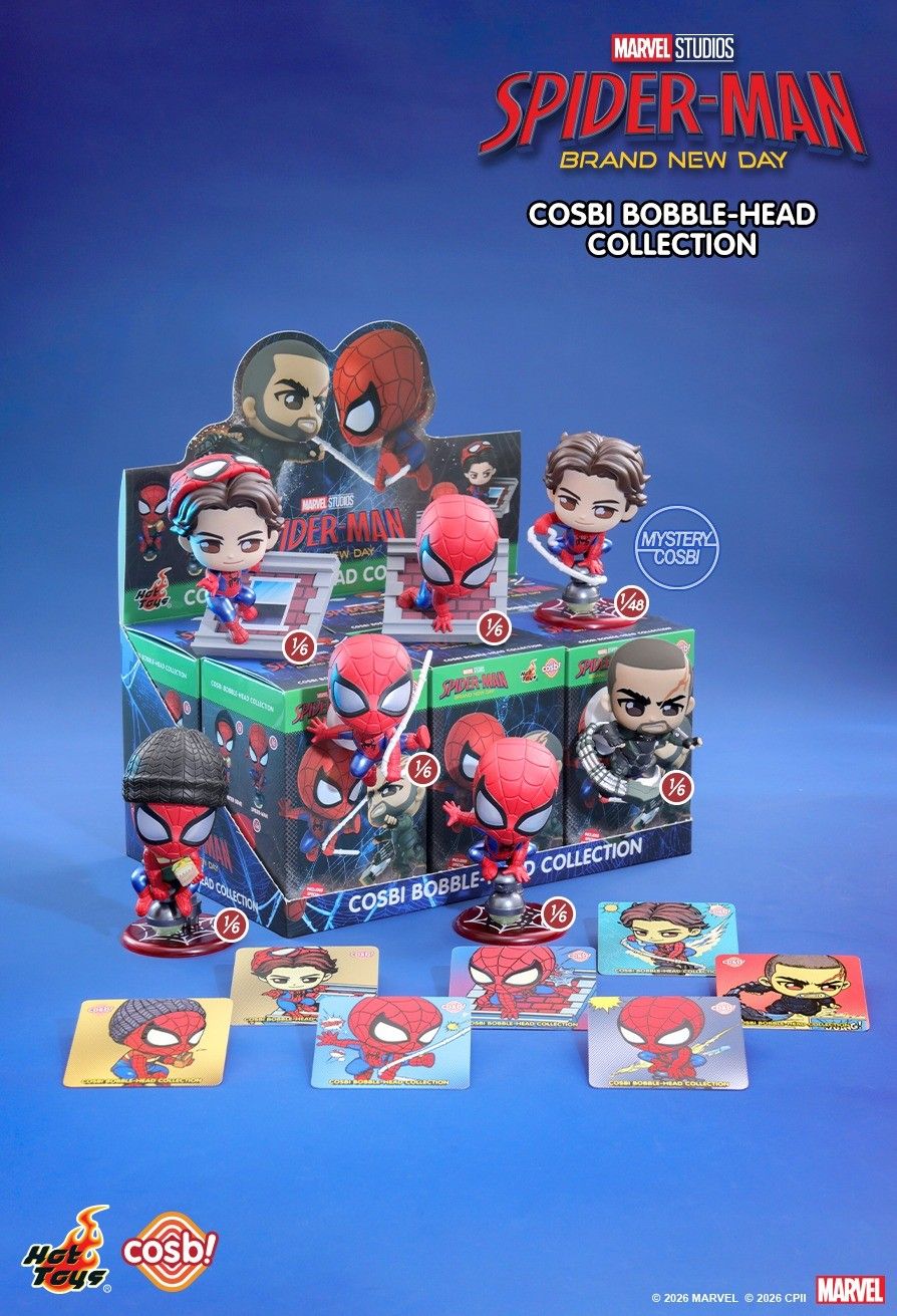 Hot Toys x Marvel CBX362 SPIDER-MAN BRAND NEW DAY Cosbi Full Box (Case of 6pcs.)