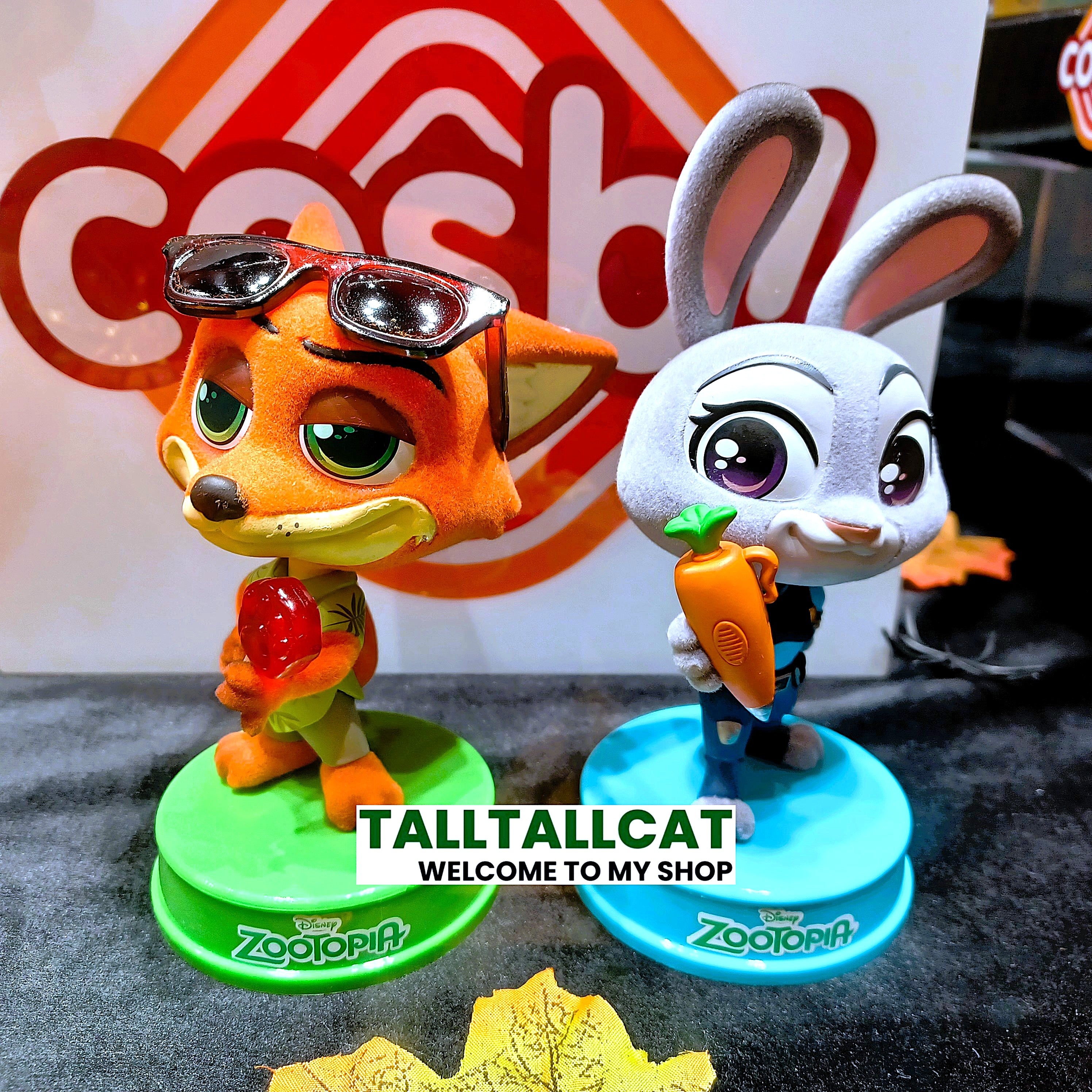 Disney x Hot Toys COSB1118 COSB1119 ZOOTOPIA Judy & Nick ( Velvet Hair ) Cosbaby