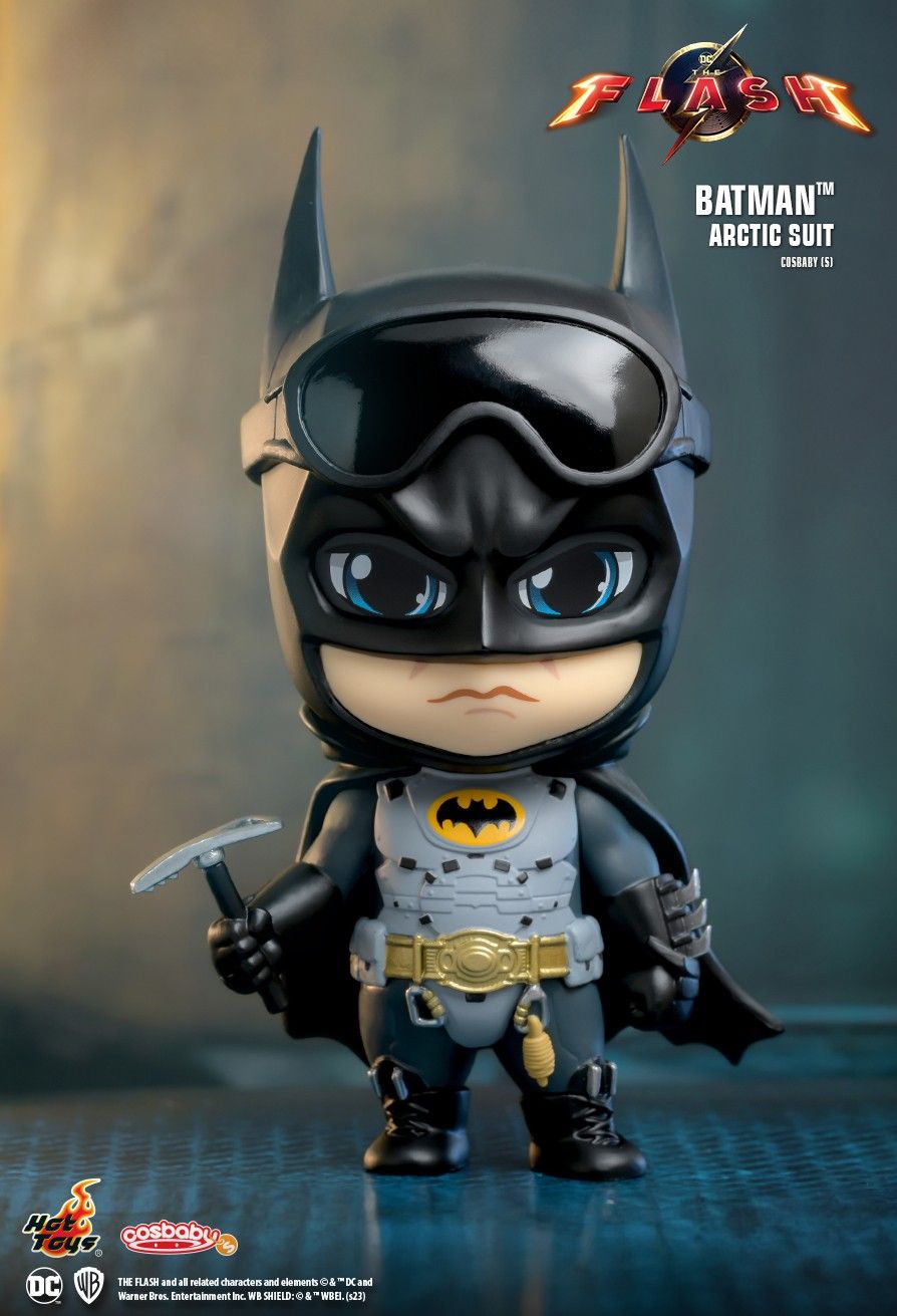DC Comics x Hot Toys The Flash COSB1049 BATMAN ( Arctic Suit ) Cosbaby
