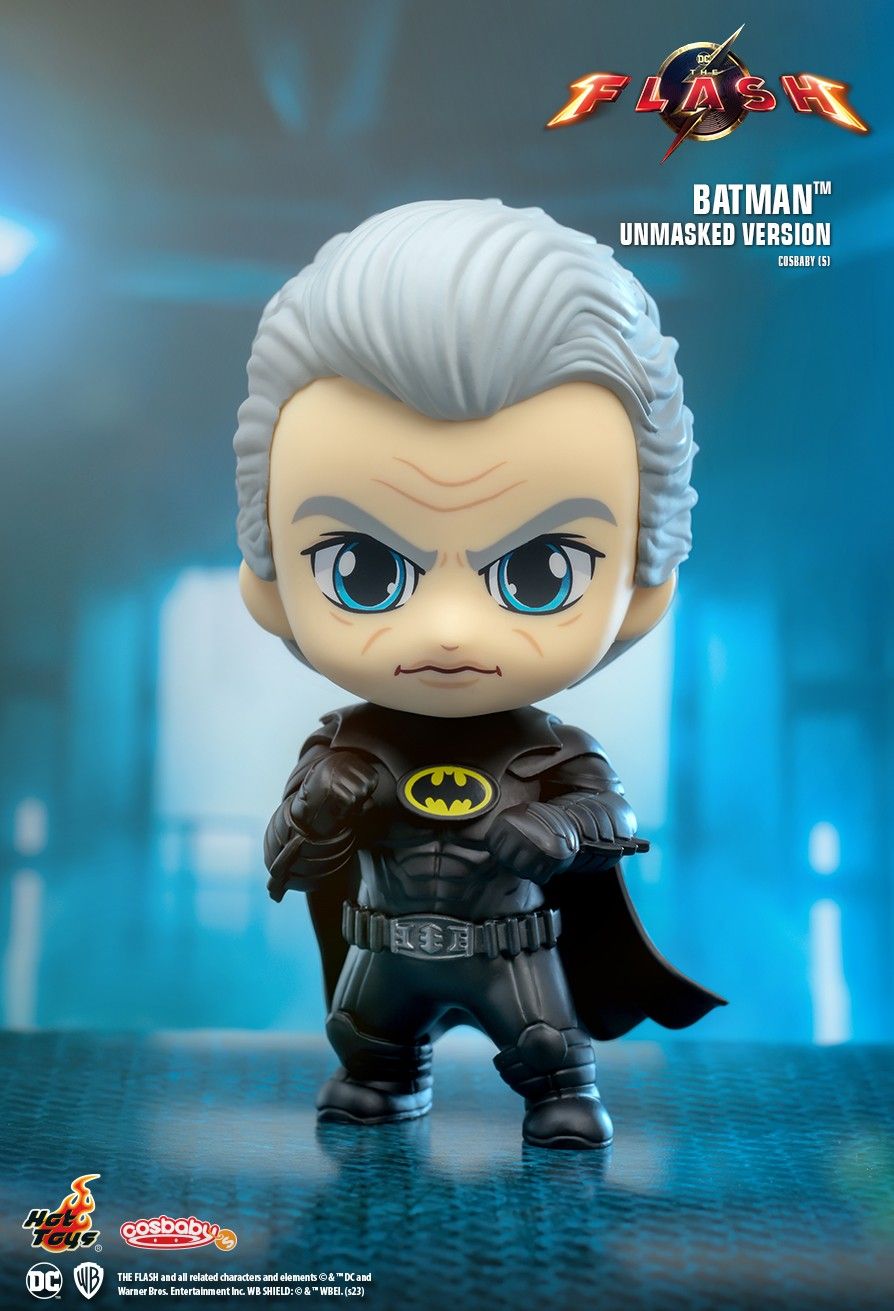 DC Comics x Hot Toys The Flash COSB1058 BATMAN (Unmasked Ver.) Cosbaby