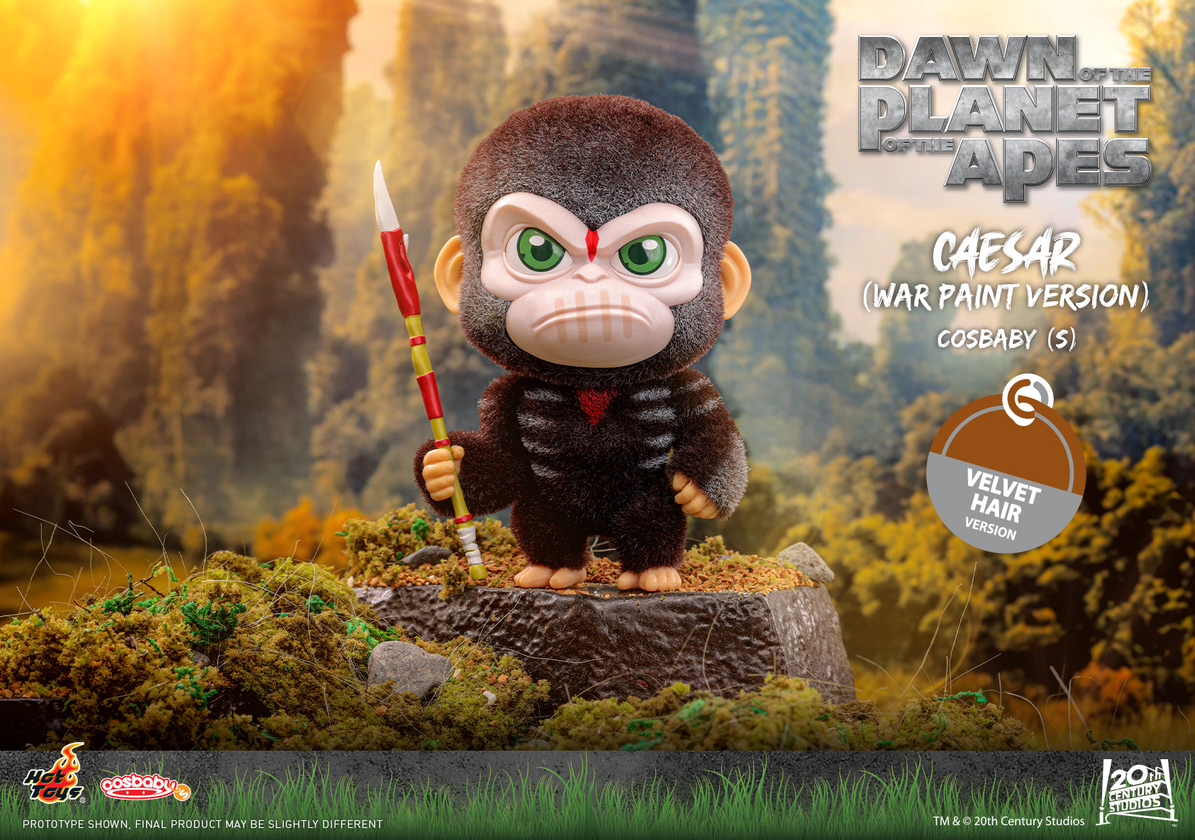 Hot Toys Dawn of the Planet of the Apes COSB1098 CAESAR (War Paint Ver.) Cosbaby