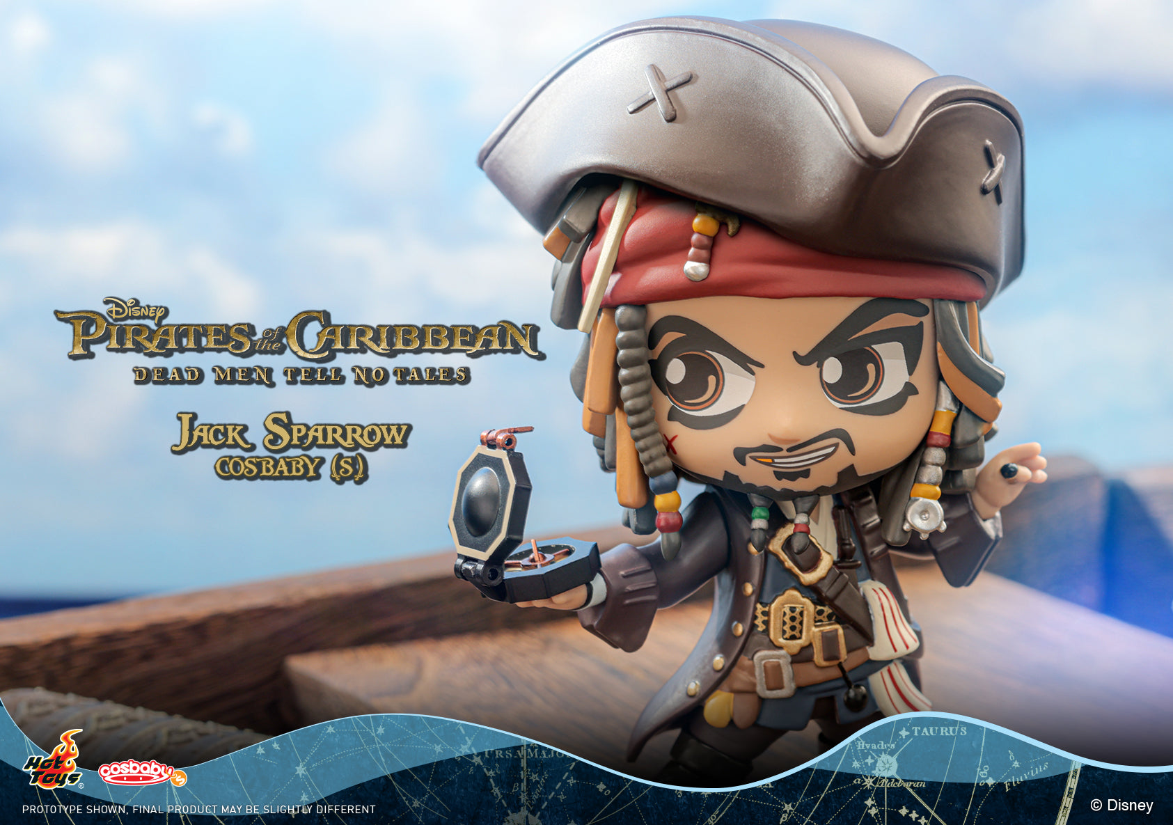 Disney x Hot Toys Pirates of the Caribbean COSB1099 ( JACK SPARROW ) Cosbaby