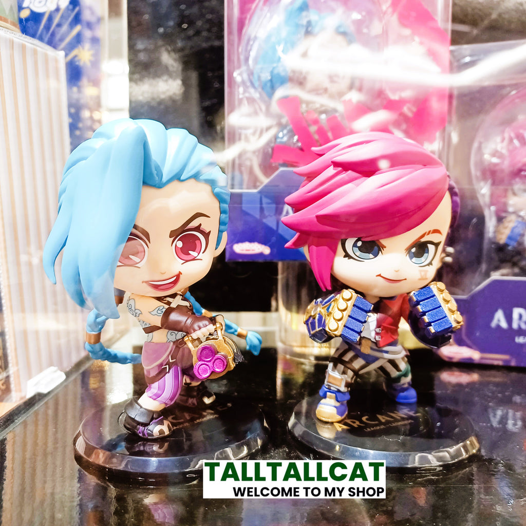 Hot Toys x Netflix COSB1101 COSB1102 ARCANE League of Legends ( Jinx & Vi ) Cosbaby
