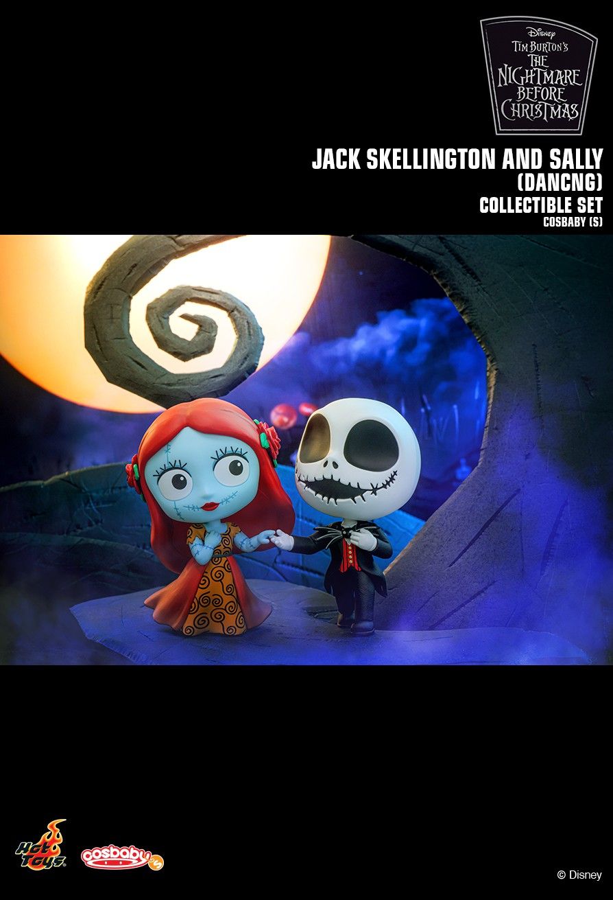 Hot Toys The Nightmare Before Christmas COSB1111 Jack & Sally (Dancing) Cosbaby Box Set