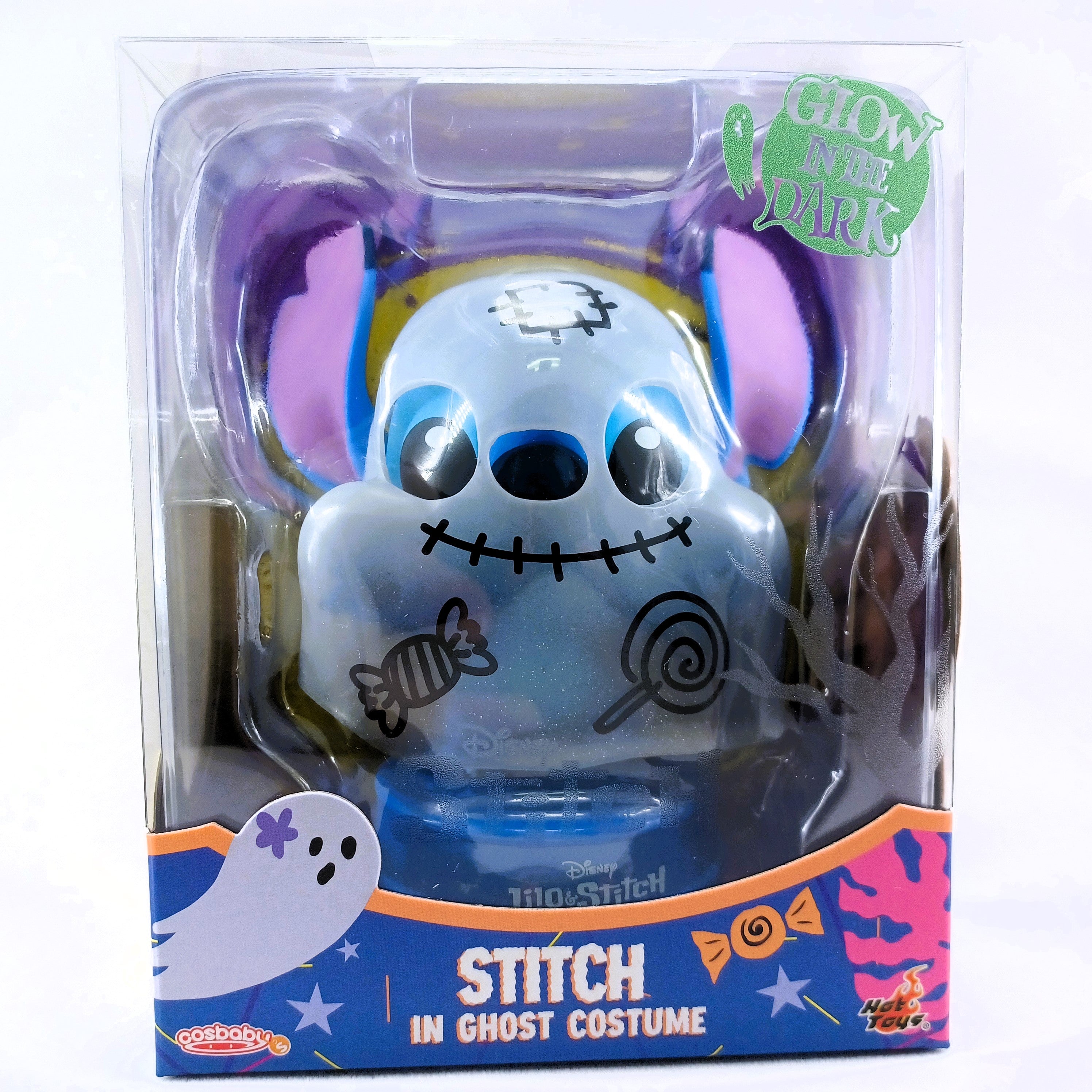Share Disney Hot Toys COSB1117 Stitch in Ghost Costume Cosbaby (GLOW IN THE DARK)