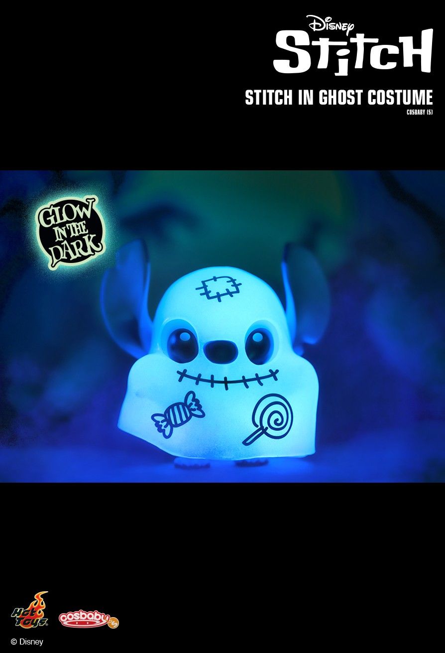 Share Disney Hot Toys COSB1117 Stitch in Ghost Costume Cosbaby (GLOW IN THE DARK)