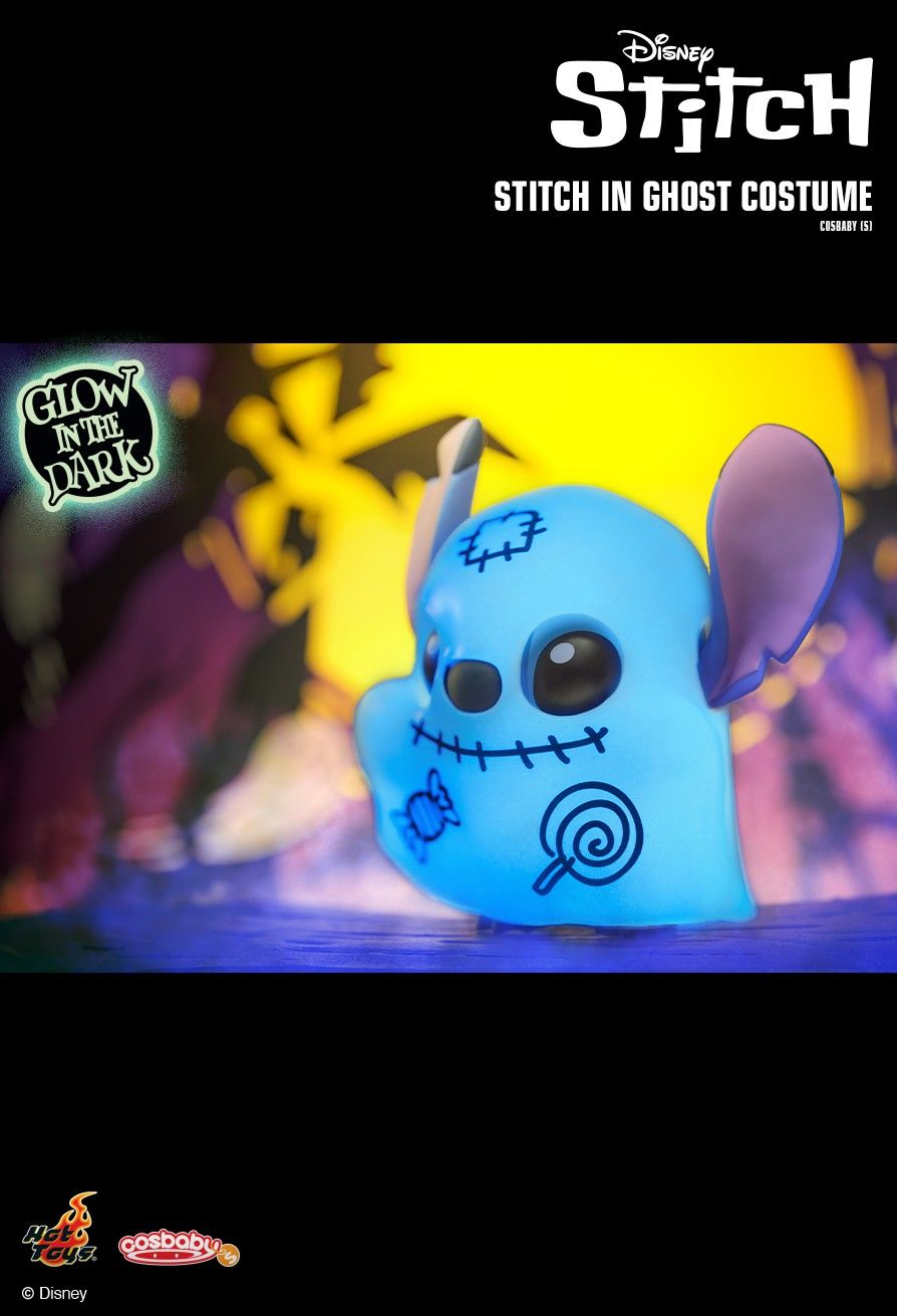 Share Disney Hot Toys COSB1117 Stitch in Ghost Costume Cosbaby (GLOW IN THE DARK)
