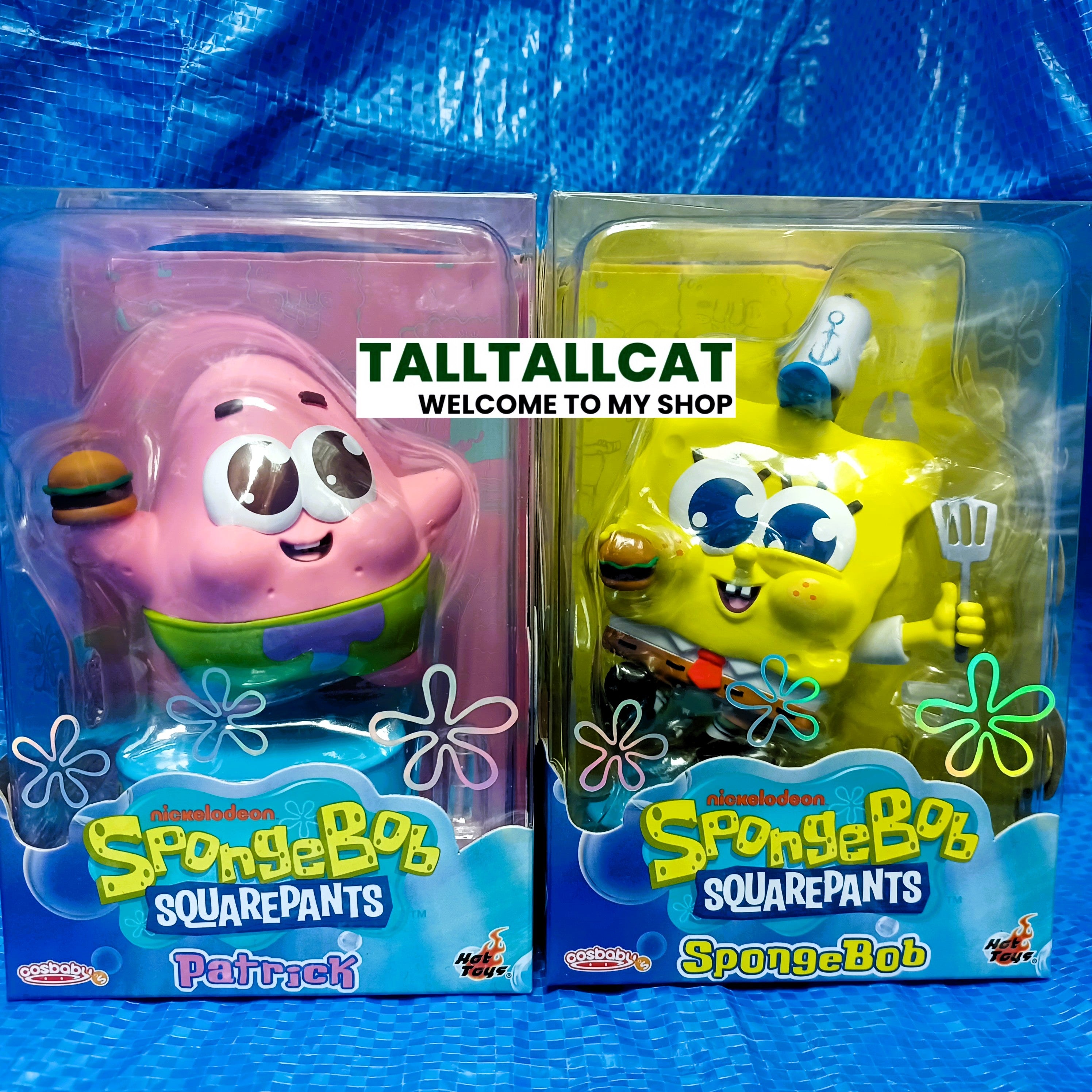 Hot Toys Nickelodeon Squarepants COSB1128 SpongeBob & COSB1129 Patrick Cosbaby