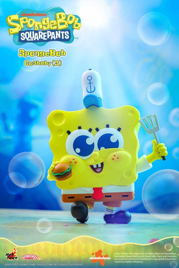 Hot Toys Nickelodeon Squarepants COSB1128 SpongeBob & COSB1129 Patrick Cosbaby