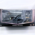 DC Comics x Hot Toys COSB399 Justice League Batman & Batmobile Cosbaby Collectible Set