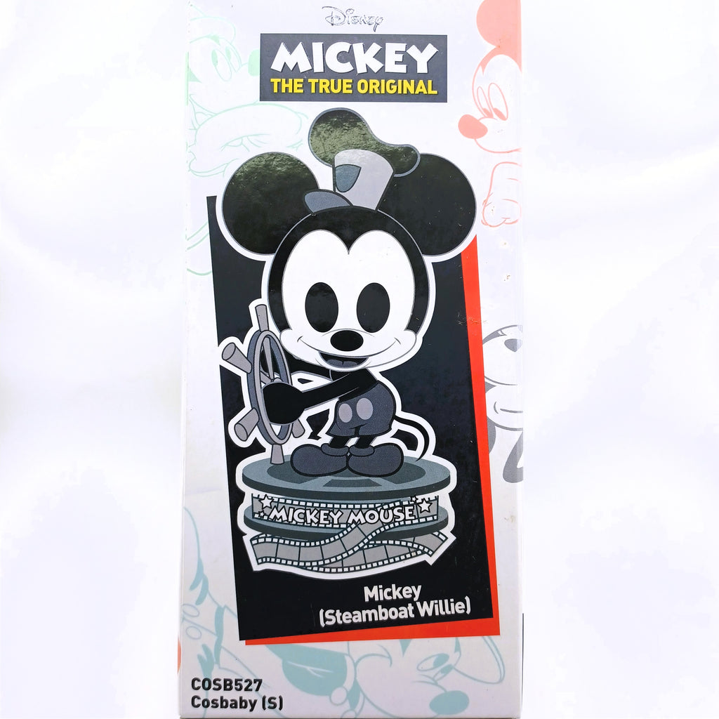 Disney x Hot Toys COSB527 Mickey 90th Anniversary Mickey (Steamboat Willie) Cosbaby