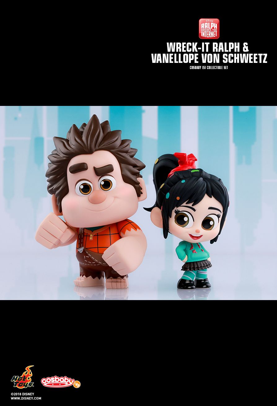 Hot Toys COSB539 Ralph Breaks the Internet: Wreck-It Ralph & Vanellope von Schweetz Cosbaby Box Set