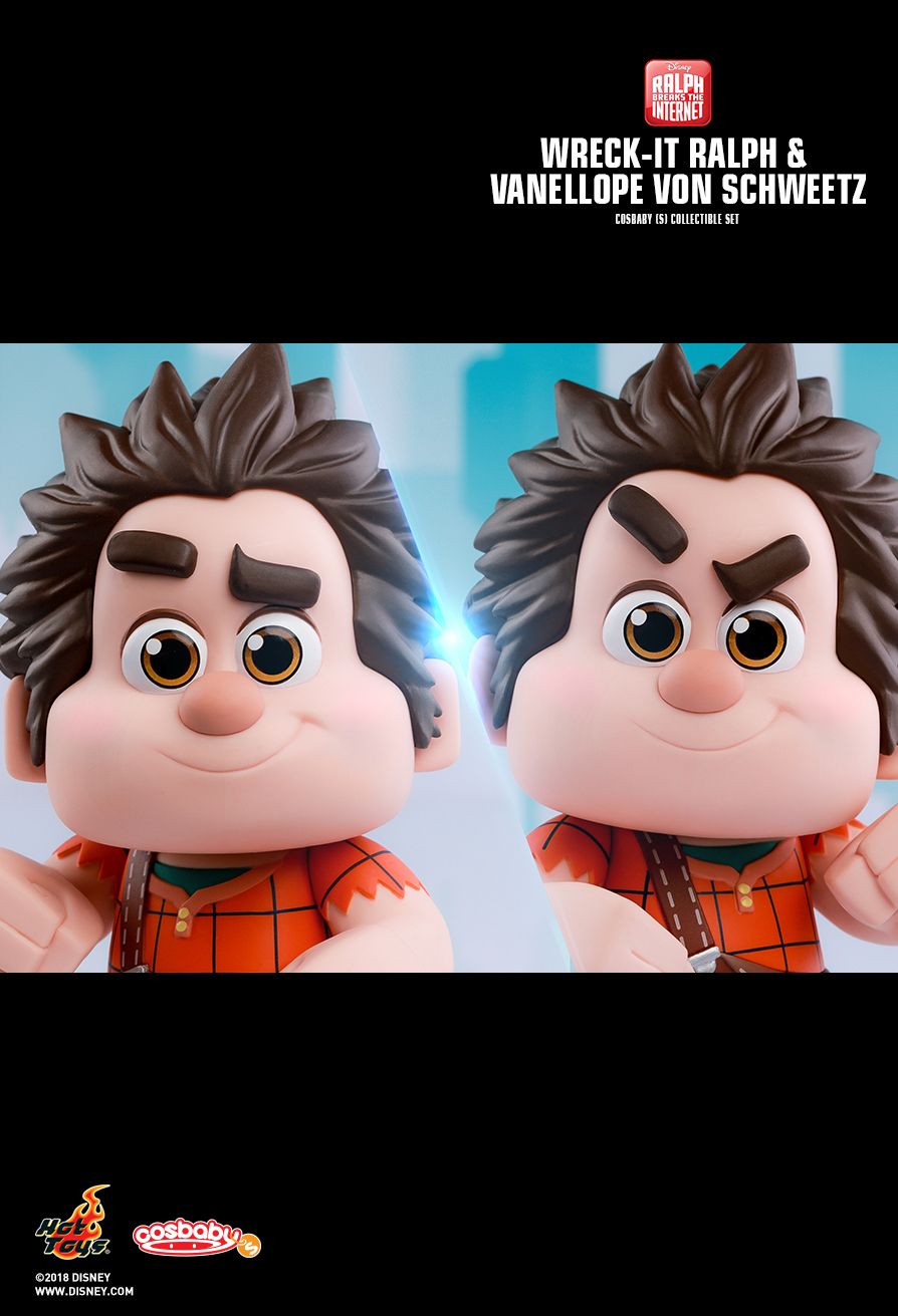 Hot Toys COSB539 Ralph Breaks the Internet: Wreck-It Ralph & Vanellope von Schweetz Cosbaby Box Set