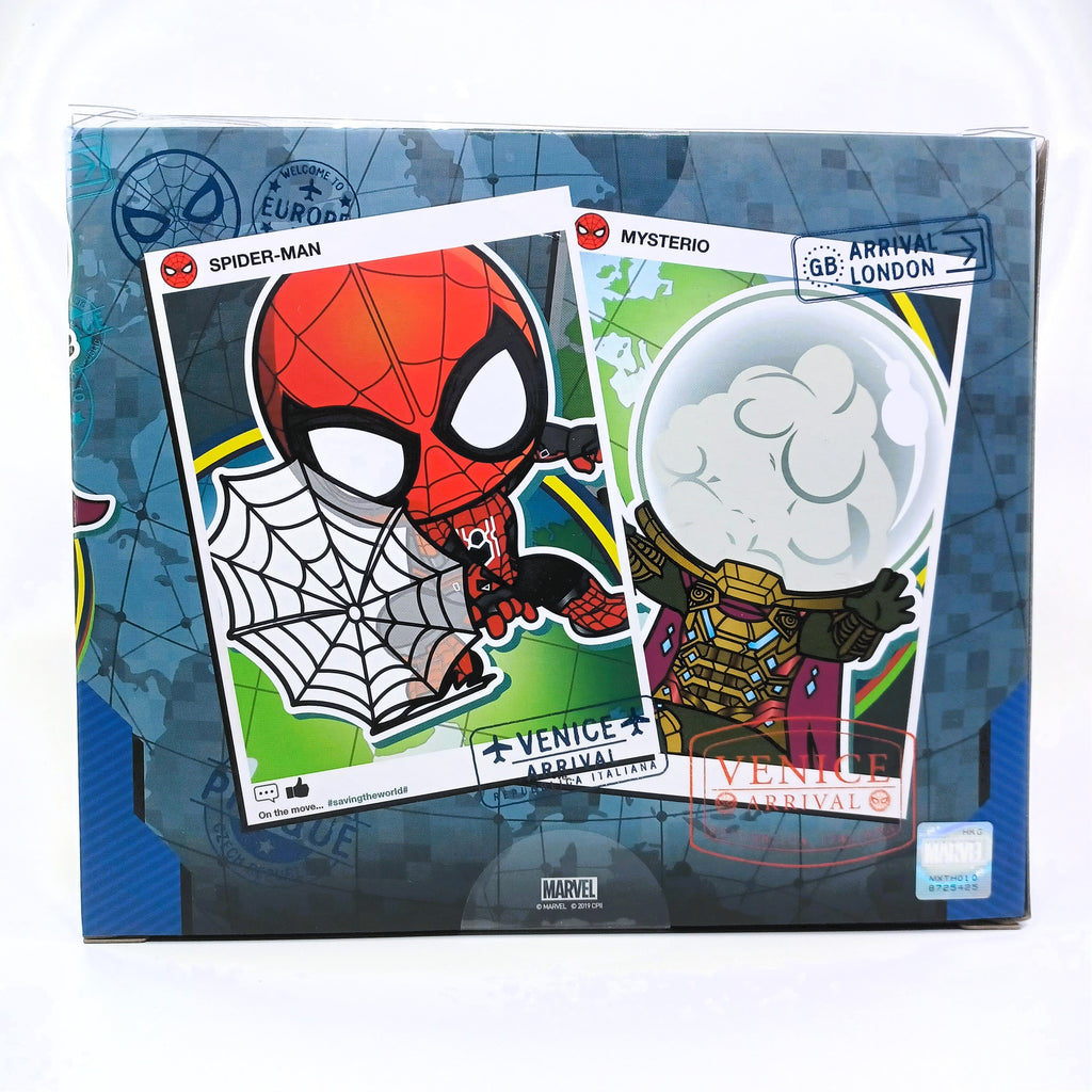 Marvel x Hot Toys COSB633 Spider-Man: FAR FROM HOME Spider-Man & Mysterio Cosbaby Collectible Set