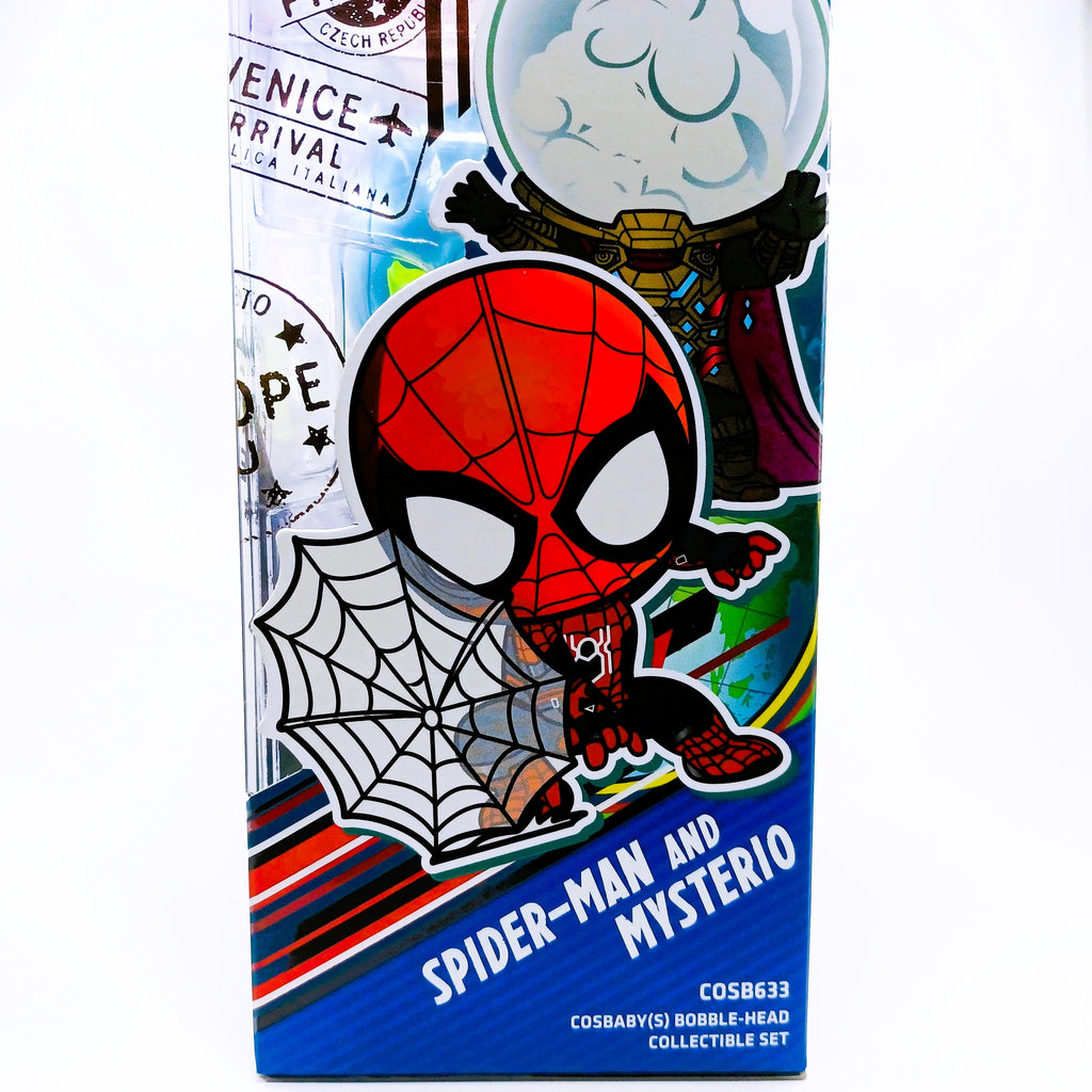 Marvel x Hot Toys COSB633 Spider-Man: FAR FROM HOME Spider-Man & Mysterio Cosbaby Collectible Set