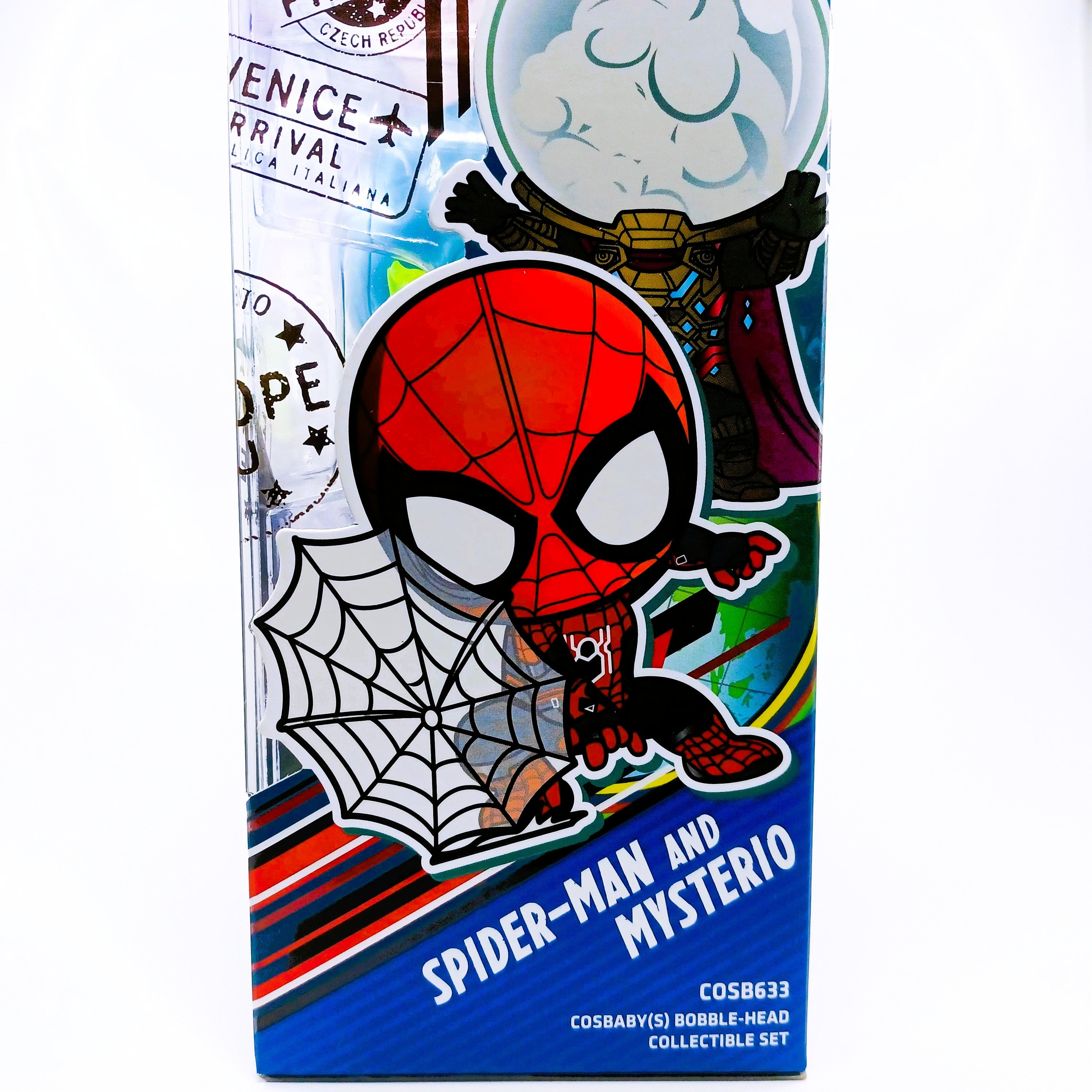 Marvel x Hot Toys COSB633 Spider-Man: FAR FROM HOME Spider-Man & Mysterio Cosbaby Collectible Set