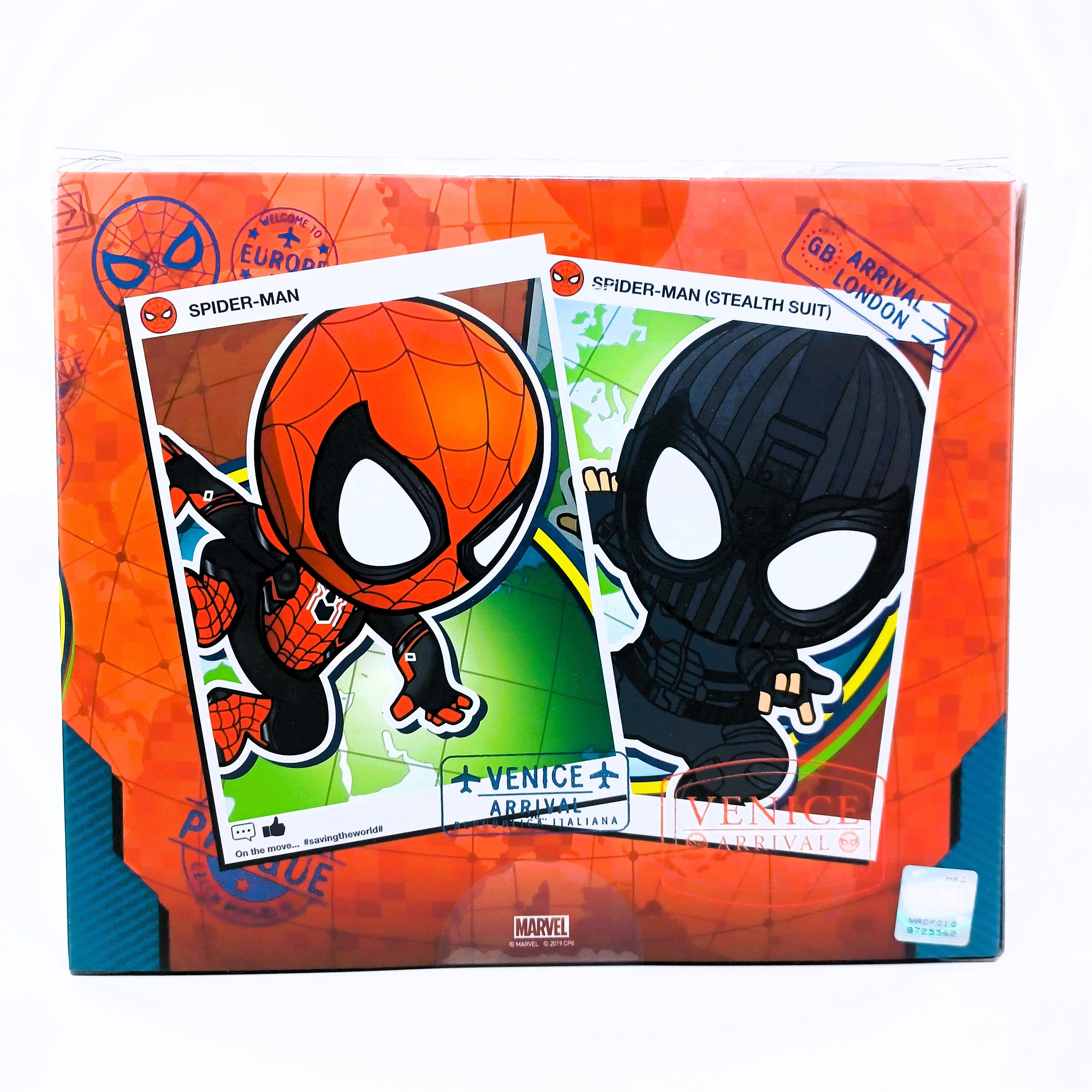 Marvel x Hot Toys COSB634 Spider-Man: FAR FROM HOME Spider-Man & Spider-Man (Stealth Suit) Cosbaby Collectible Set