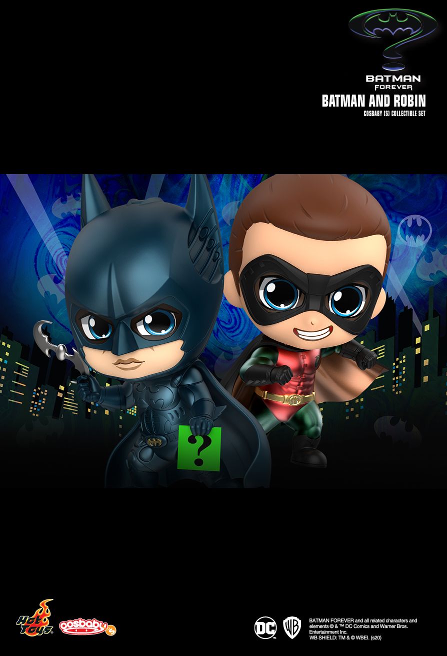 DC Comics x Hot Toys BATMAN FOREVER Cosbaby COSB719 ( BATMAN & ROBIN )