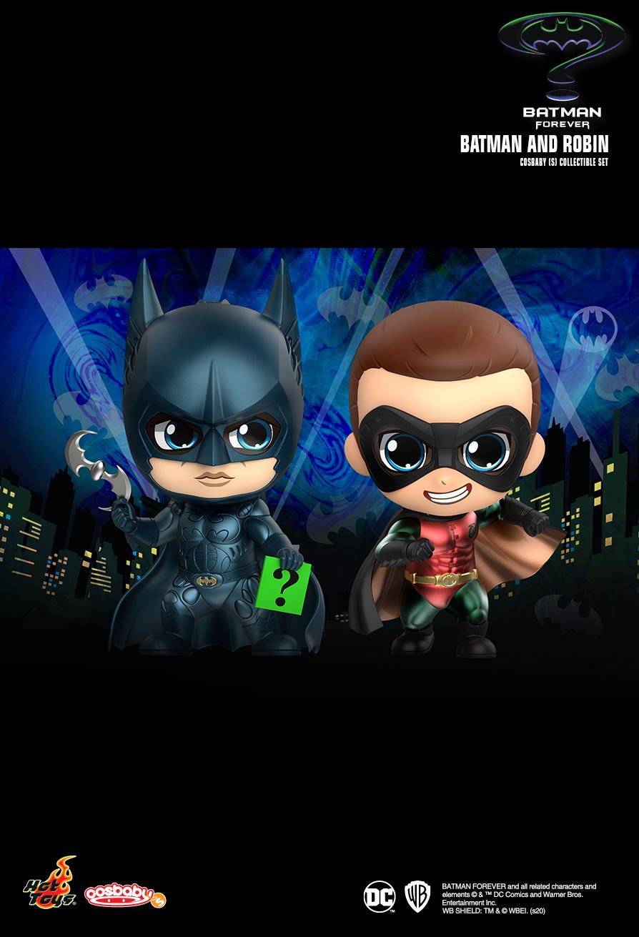 DC Comics x Hot Toys BATMAN FOREVER Cosbaby COSB719 ( BATMAN & ROBIN )