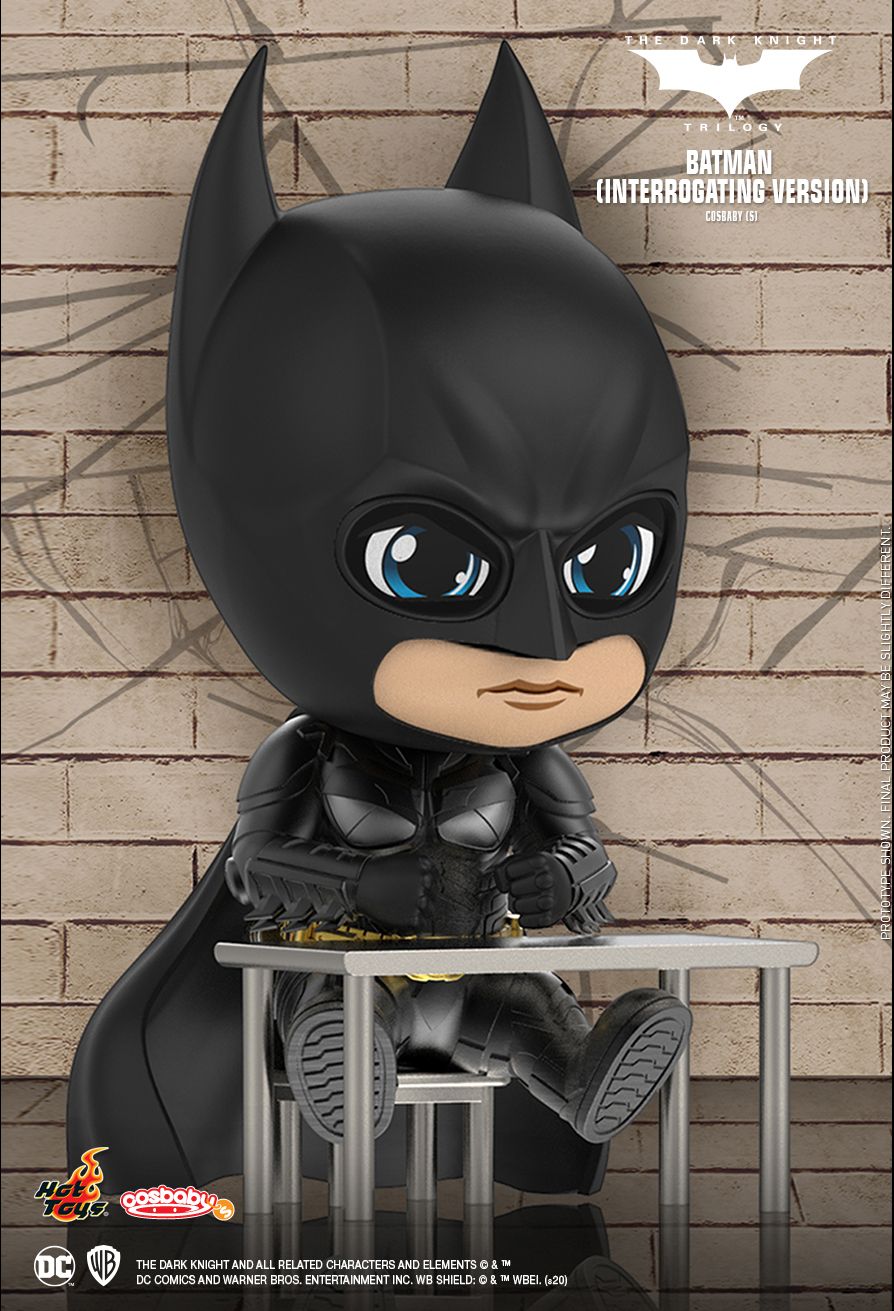 DC Comics x Hot Toys THE DARK KNIGHT TRILOGY COSB723 Batman (Interrogating Ver.) Cosbaby