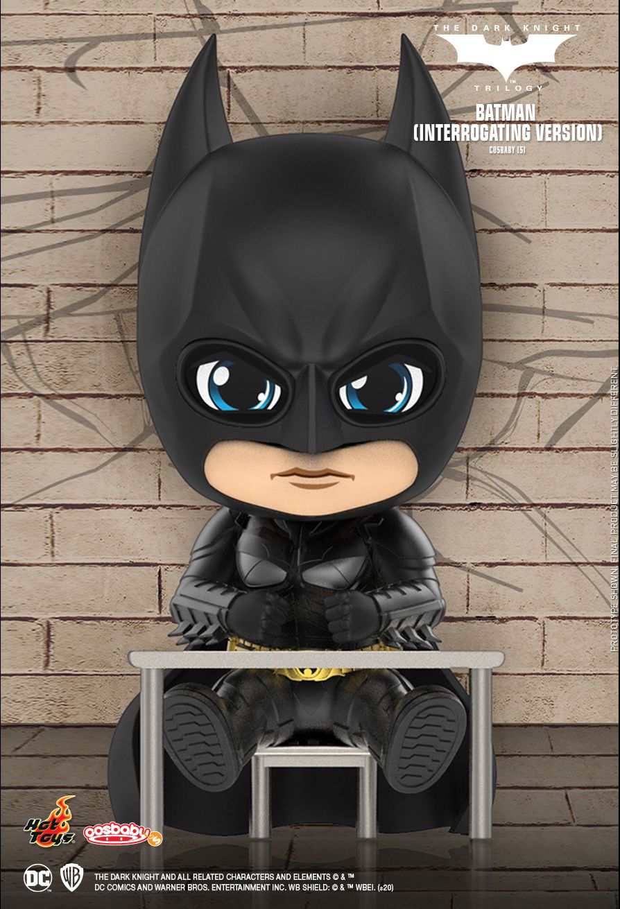 DC Comics x Hot Toys THE DARK KNIGHT TRILOGY COSB723 Batman (Interrogating Ver.) Cosbaby